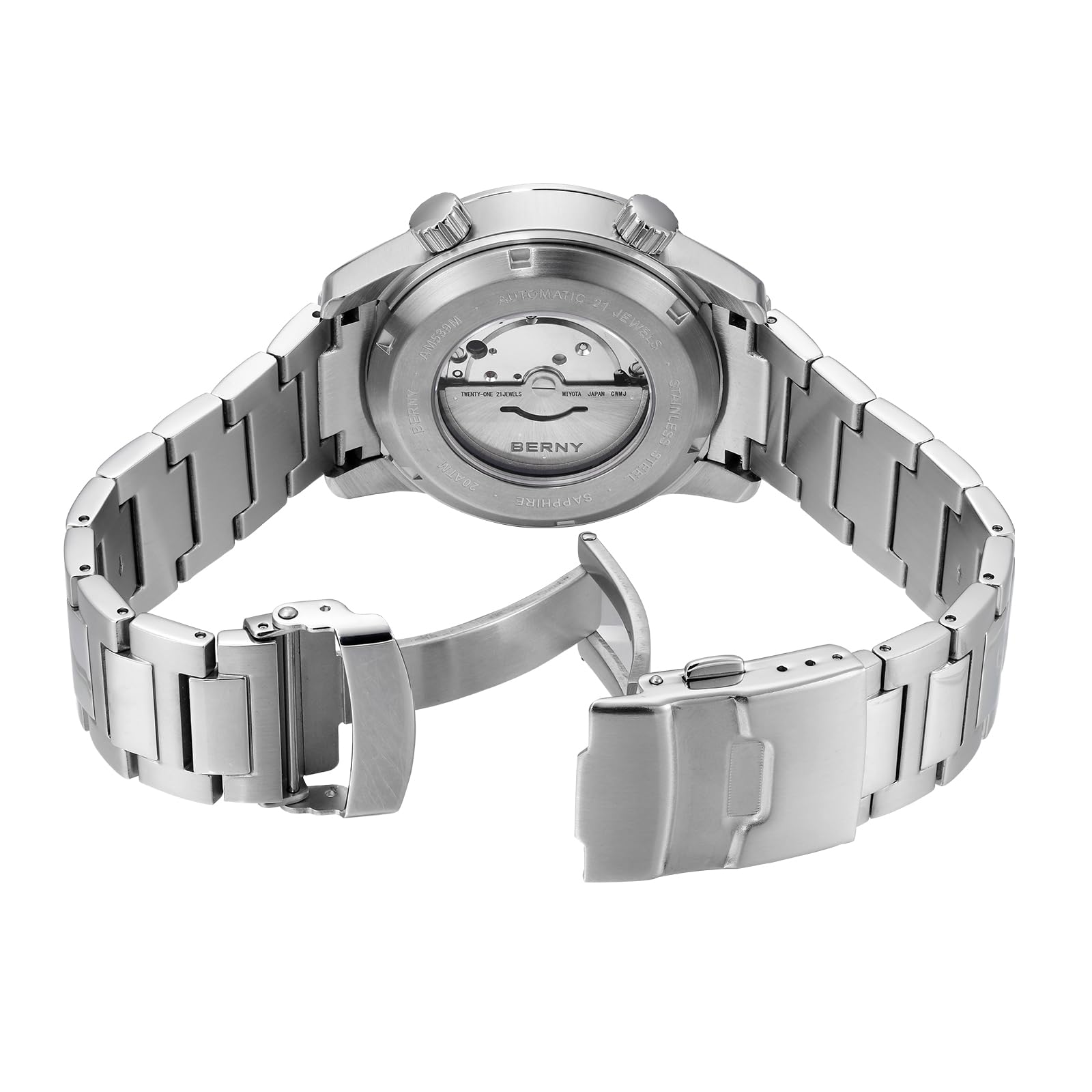 Berny Diver Collection orologio automatico blu 200 m