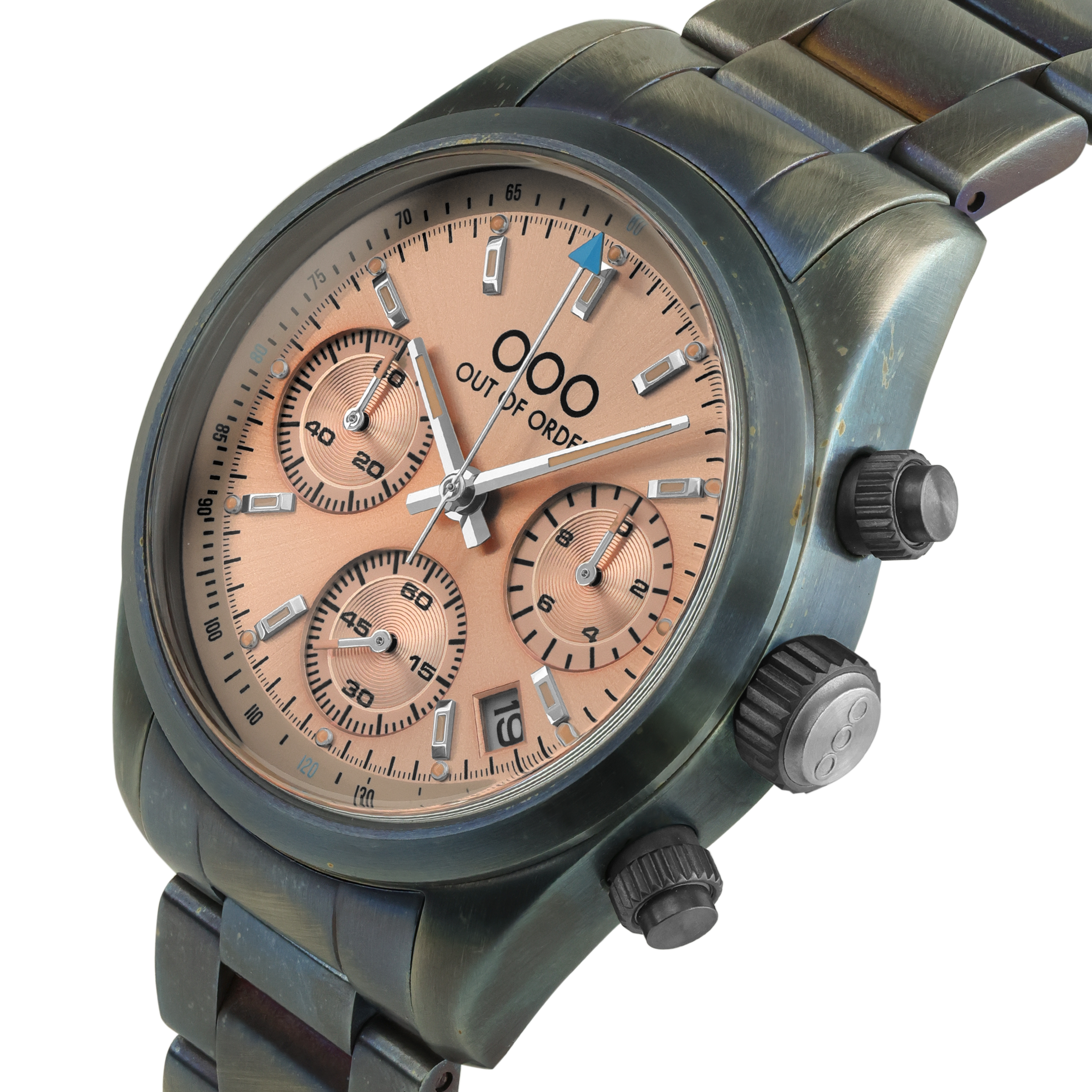 Out Of Order Sporty Cronografo Peach orologio acciaio 40 mm