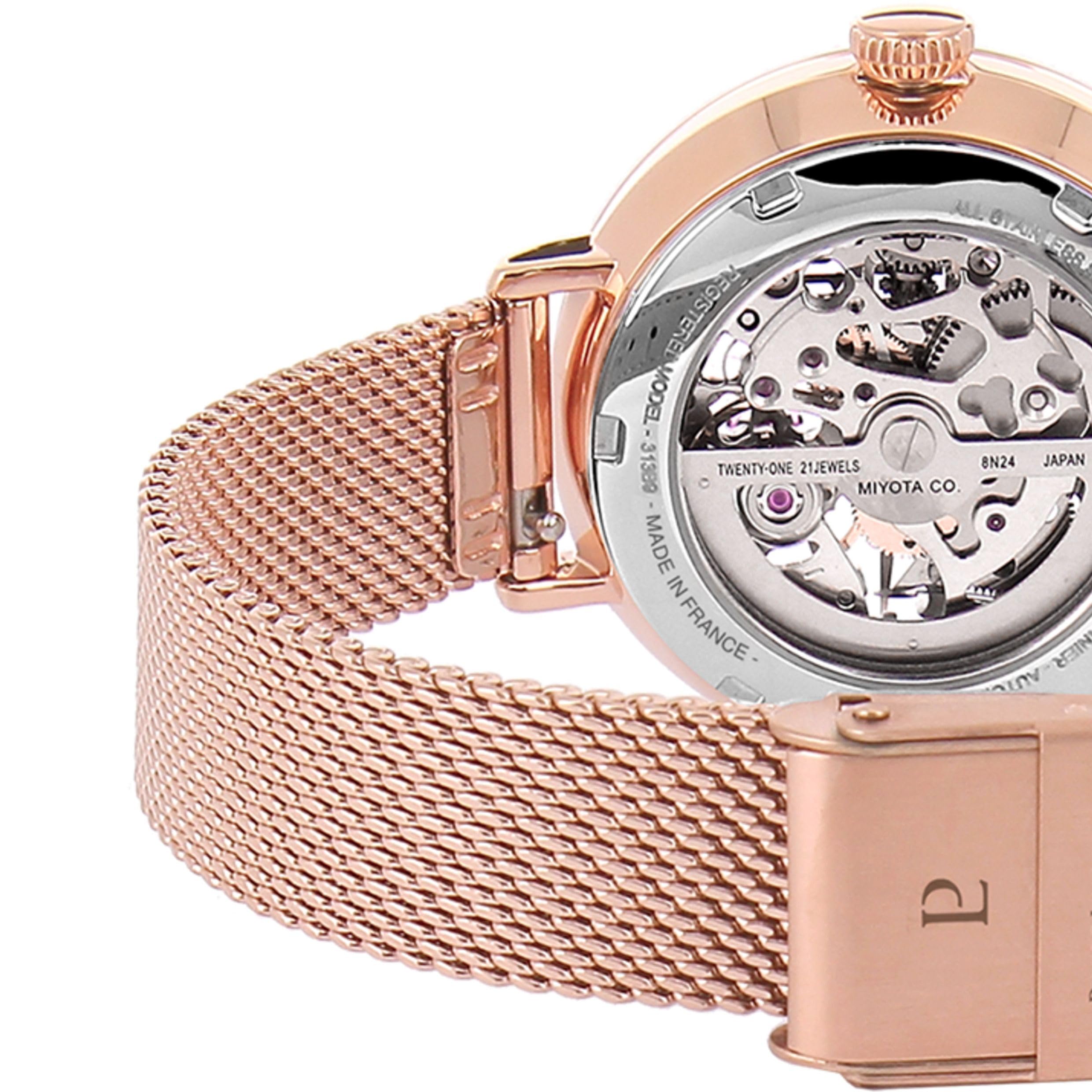 Pierre Lannier 313B928 Orologio Donna Automatico Rosa 35 mm