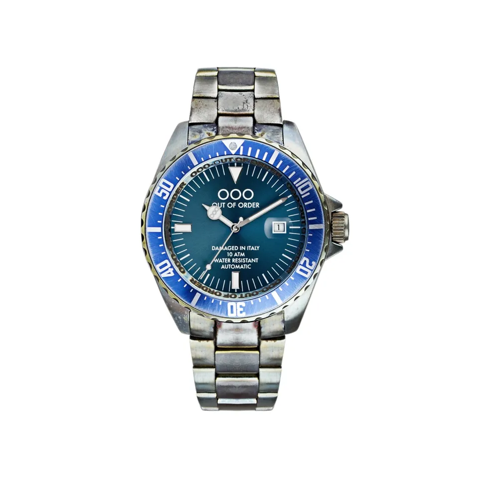Out Of Order Automatico Blue orologio blu 44 mm automatico