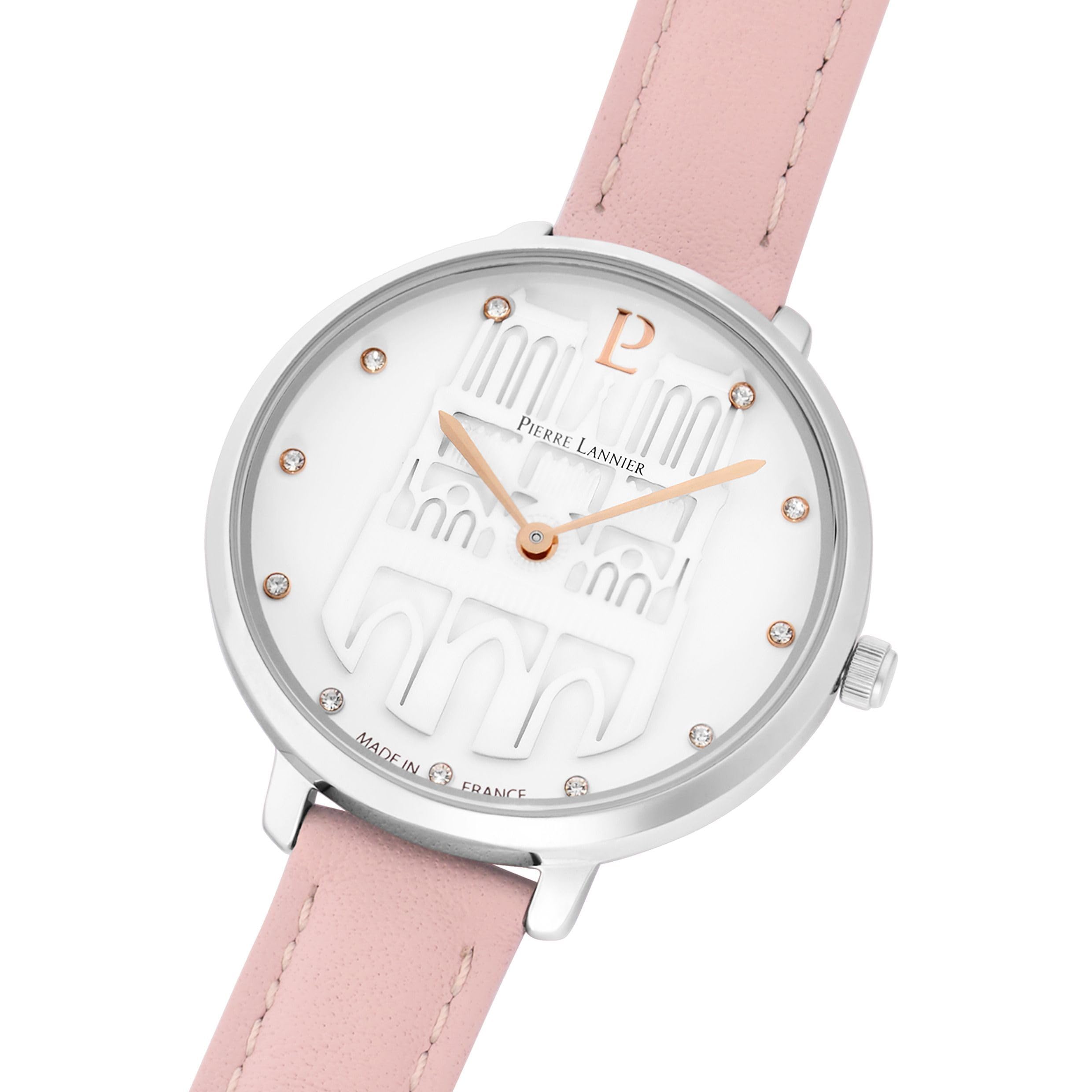 Pierre Lannier Coeur Battant orologio 33 mm pelle
