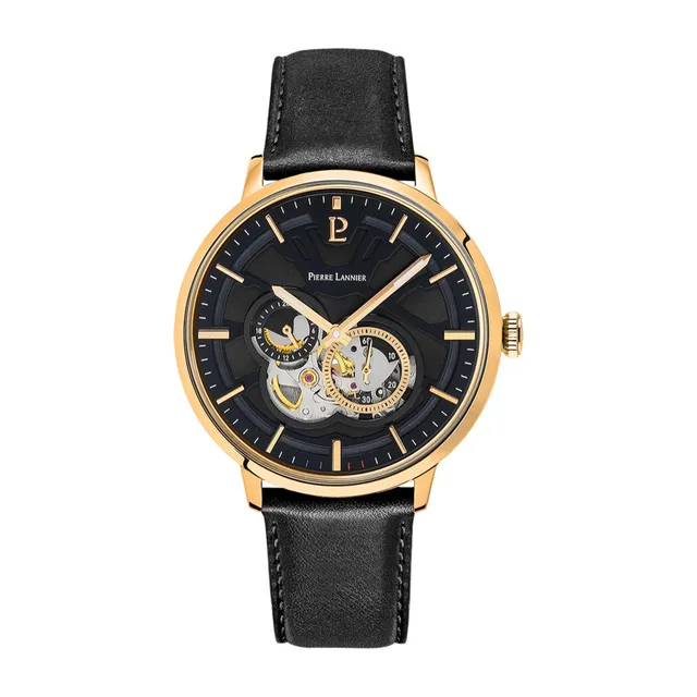 Pierre Lannier Trio orologio automatico argento