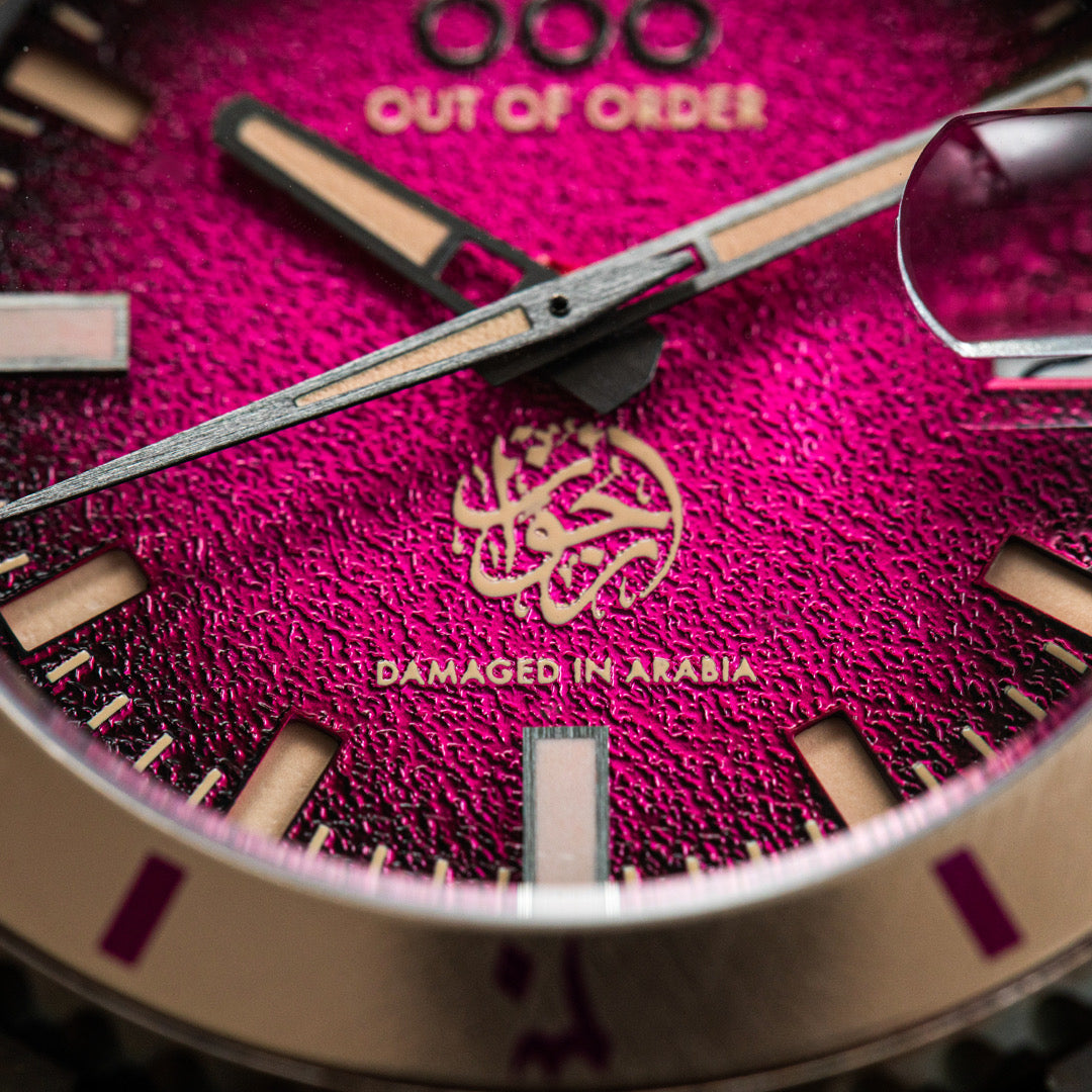 Out Of Order Quaranta Arjwan orologio rosa 40 mm