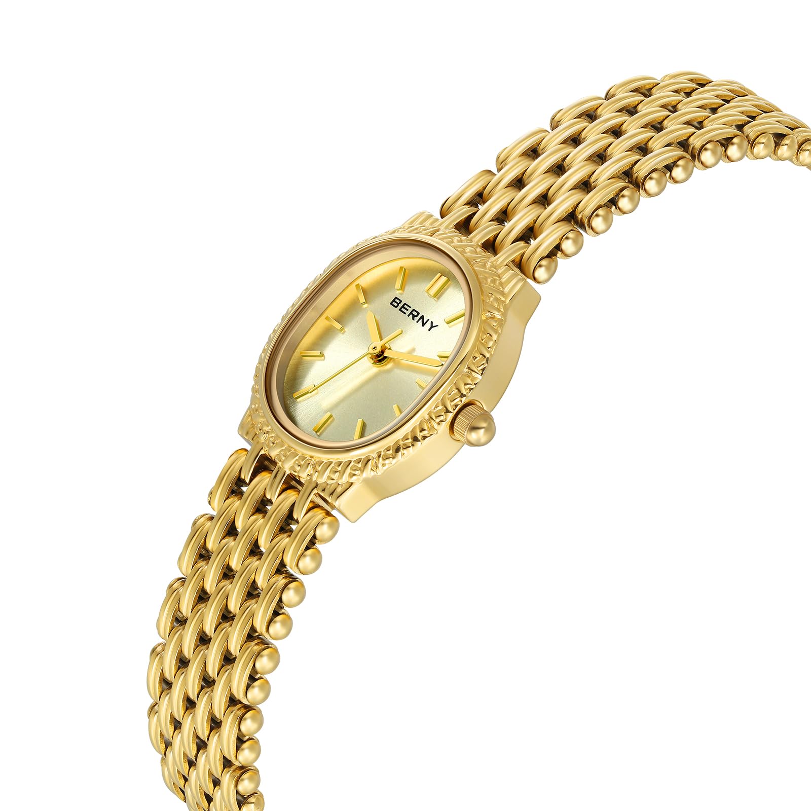 Berny Oro Orologio Donna Ovale Oro Quarzo Piccolo