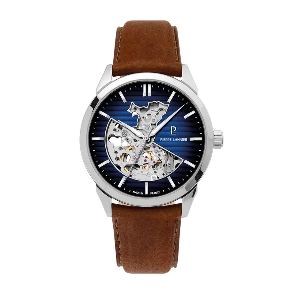Pierre Lannier Monarck Orologio Automatico 43 mm Acciaio