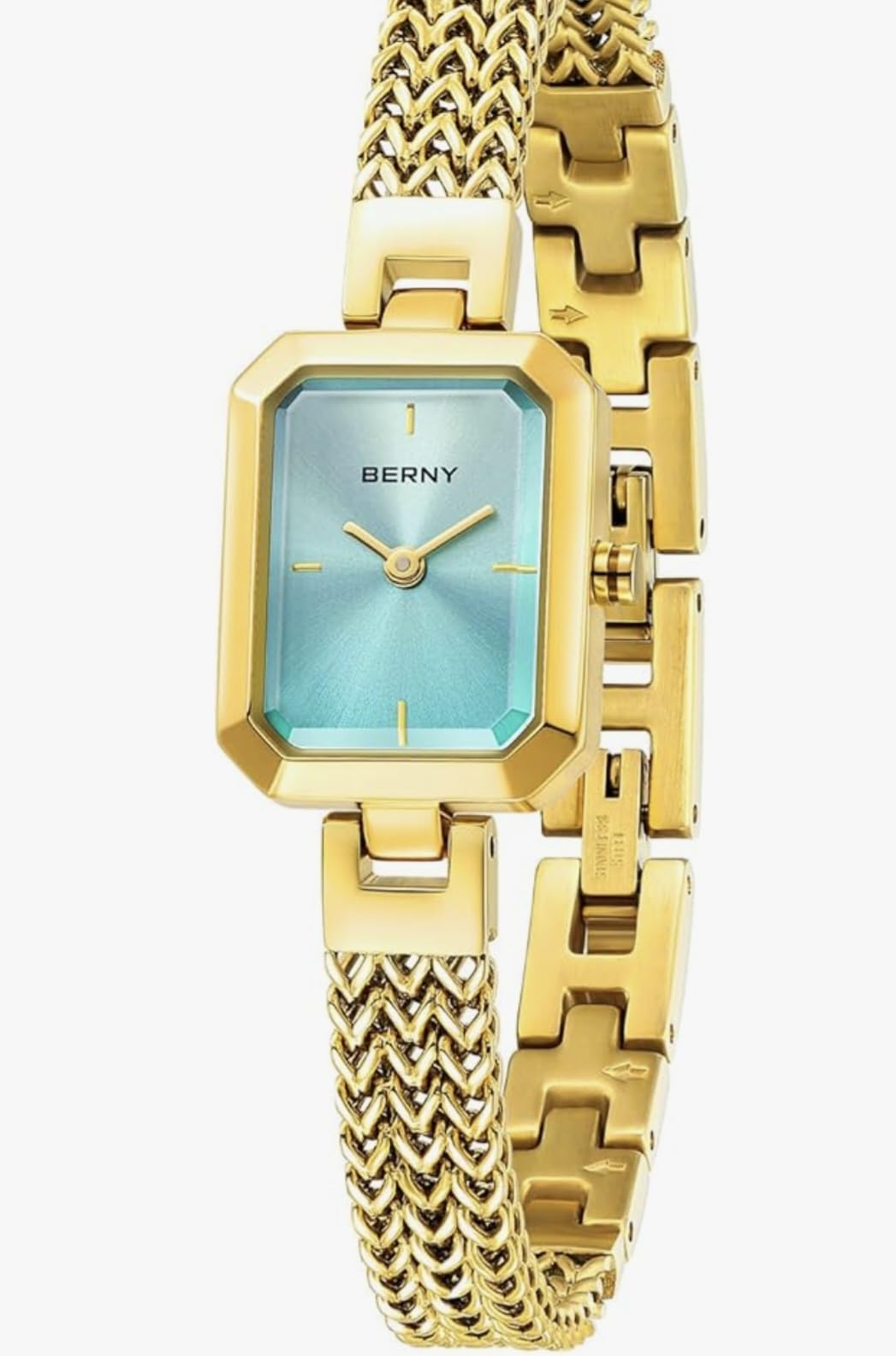 Berny Easy Resize Orologio Donna Oro Acciaio Quadro