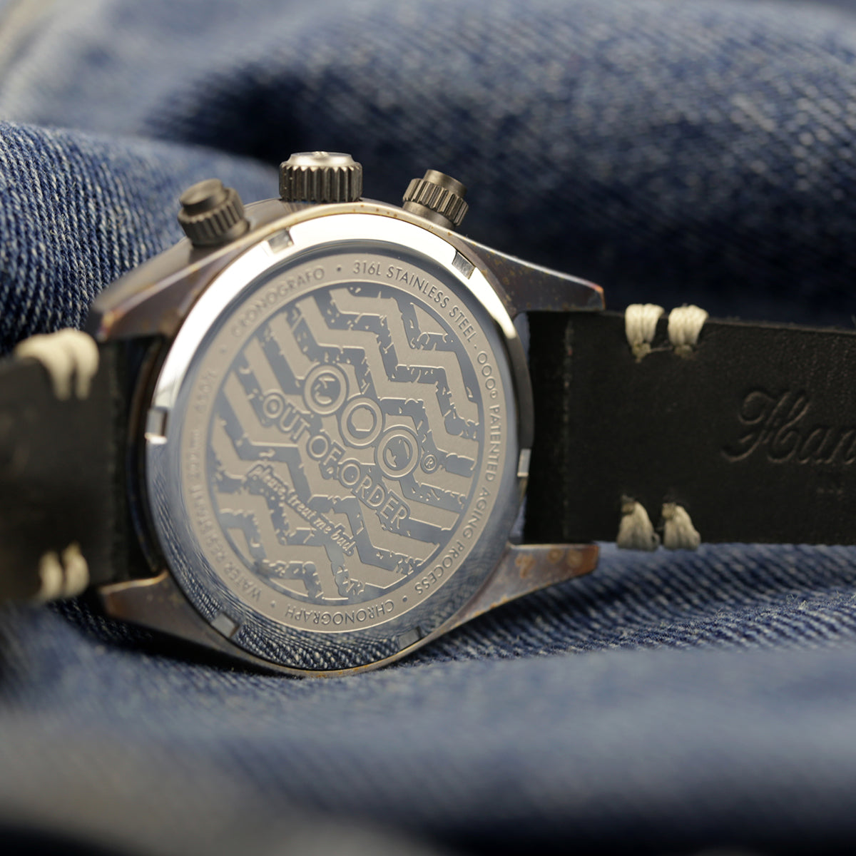 Out of Order Sporty Cream Cronografo orologio crema 40 mm