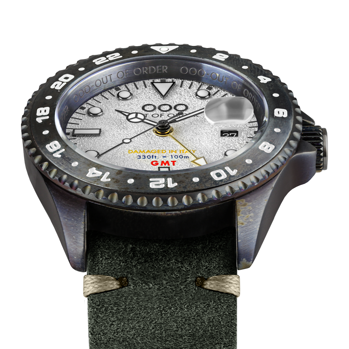 Out Of Order GMT Medellin orologio quarzo 44mm bianco