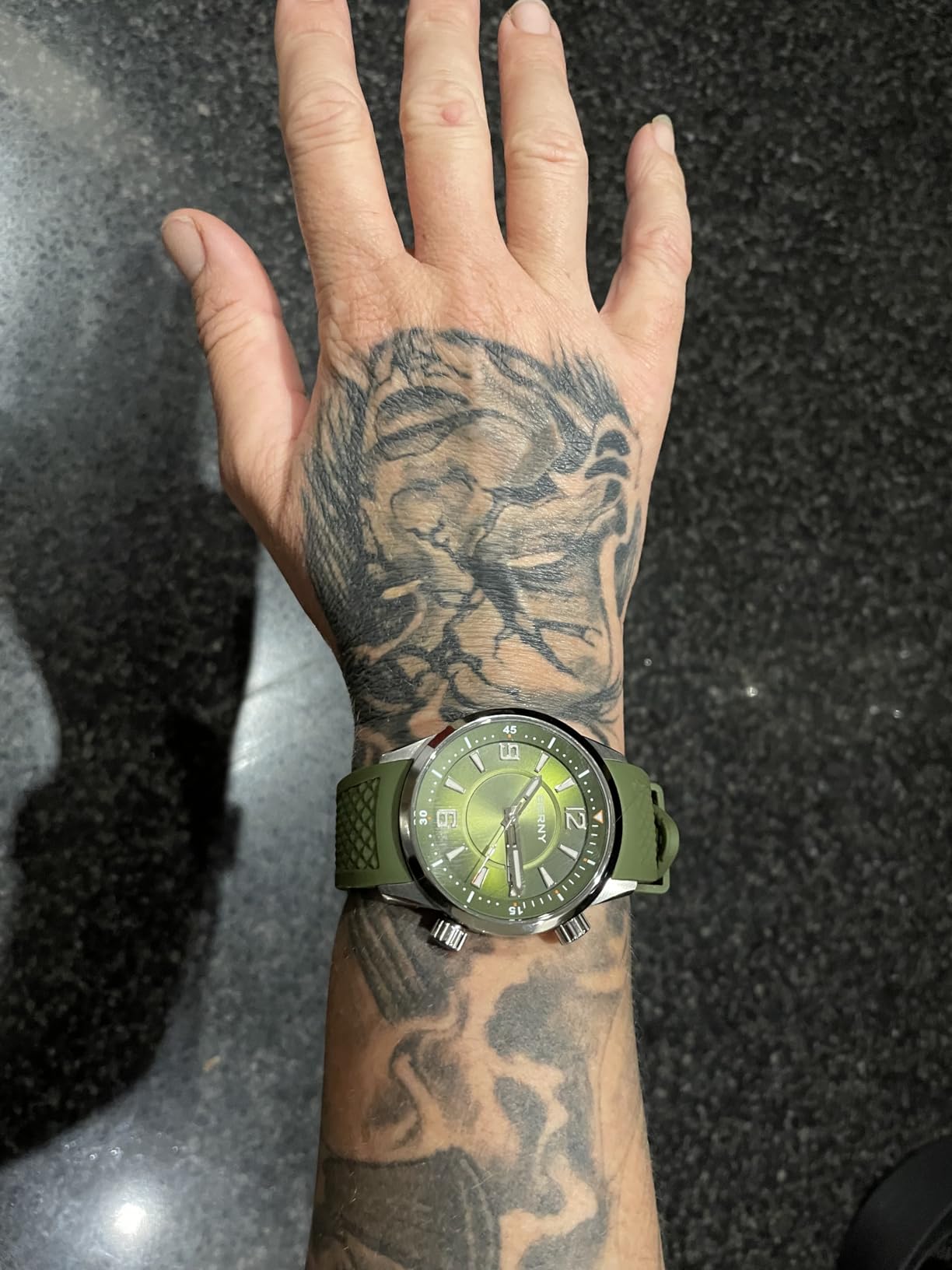 Berny Dive HV600 Orologio Uomo Nero Automatico 20ATM