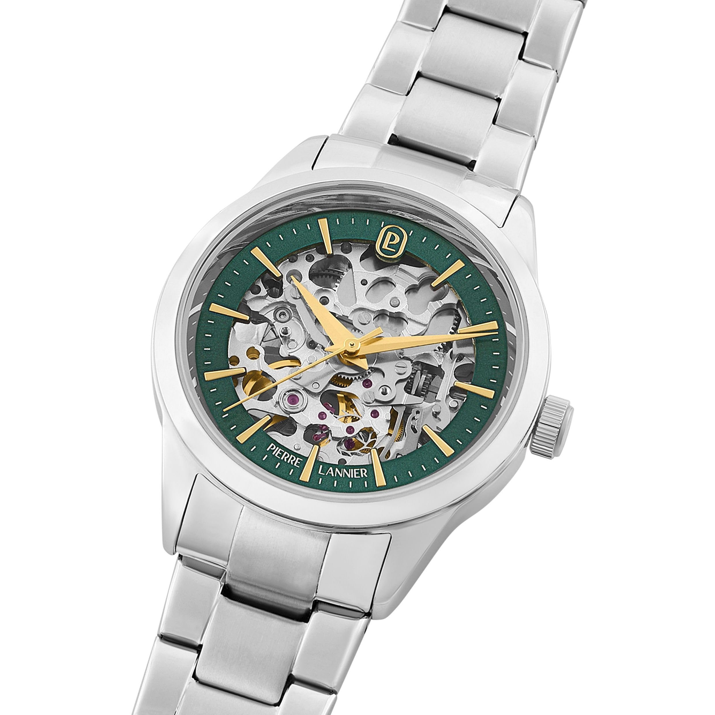 Pierre Lannier Thea Automatico Orologio 35,5 mm Acciaio
