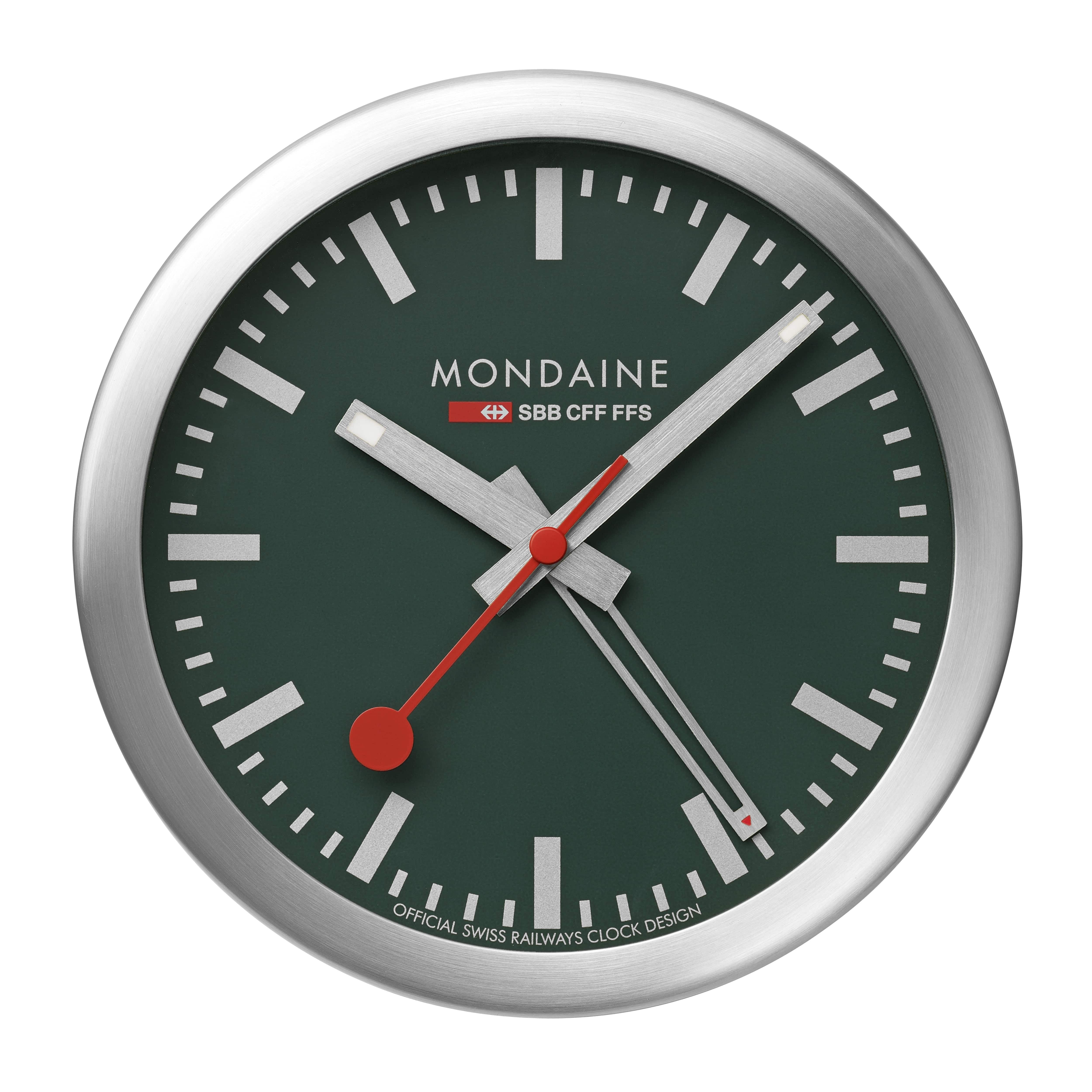 Mondaine Sveglia Verde 12,5 cm Quarzo
