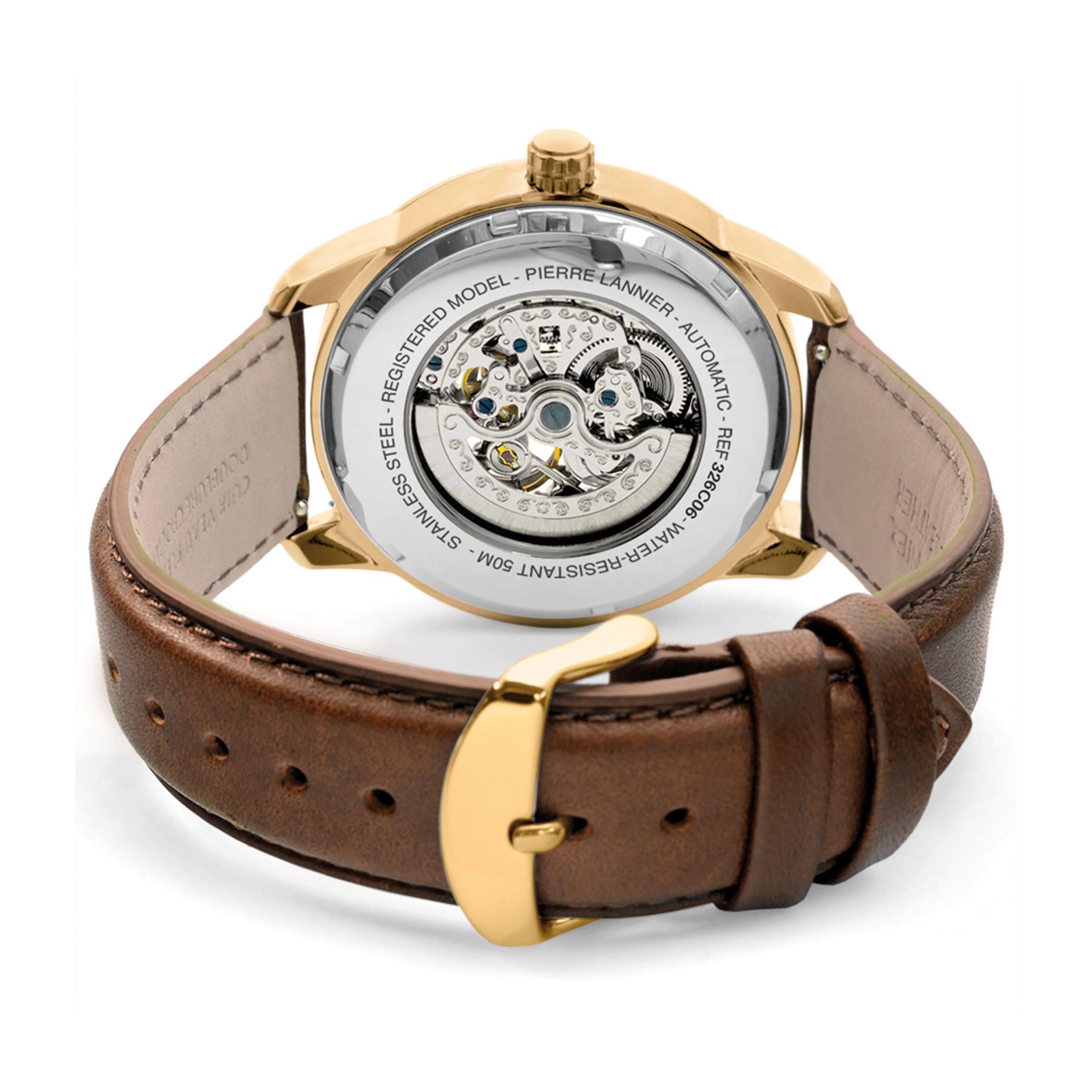 Pierre Lannier Automatic orologio automatico blu oro 44 mm