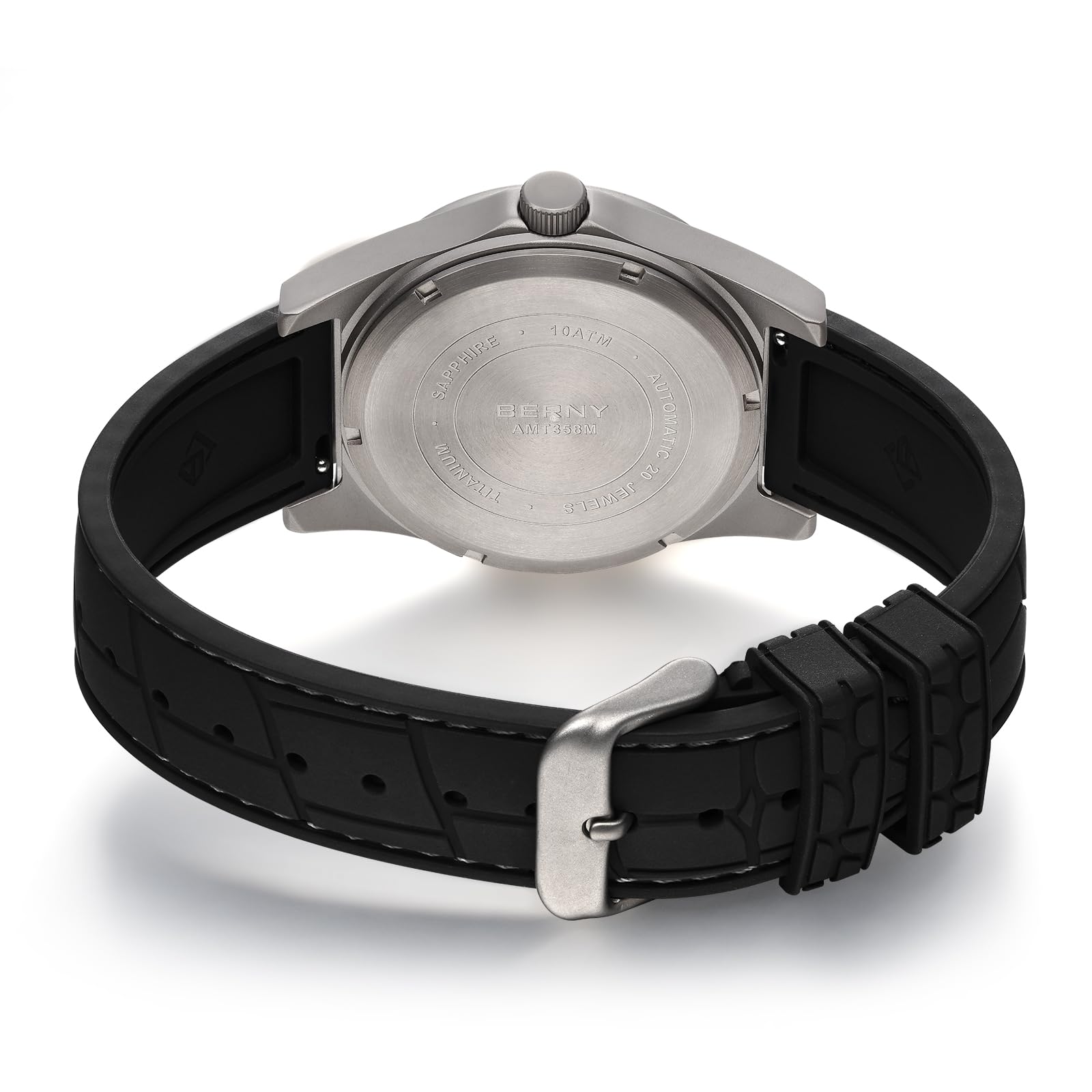 Berny Titanium orologio automatico uomo azzurro 10ATM