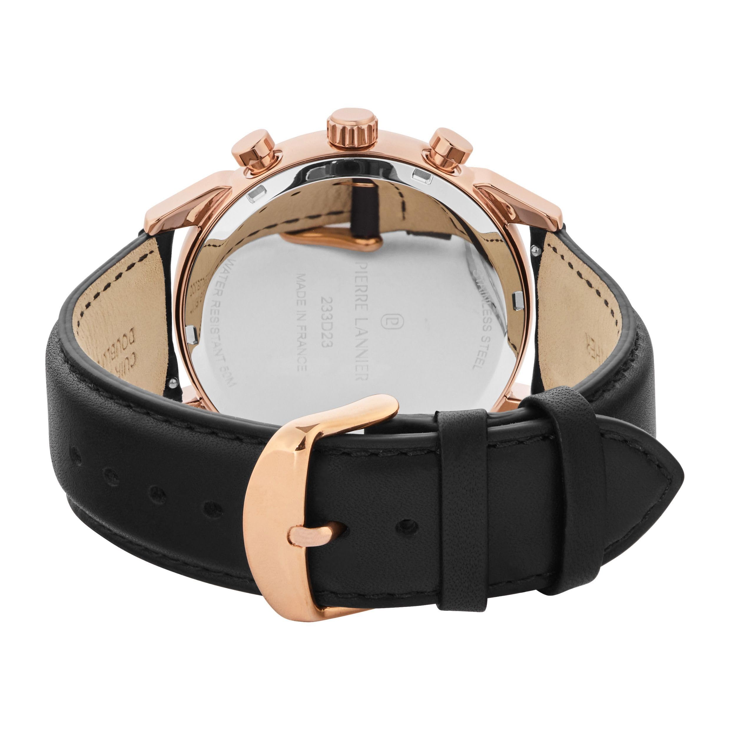 Pierre Lannier Monarck Orologio Cronografo 43 mm Acciaio 5 ATM