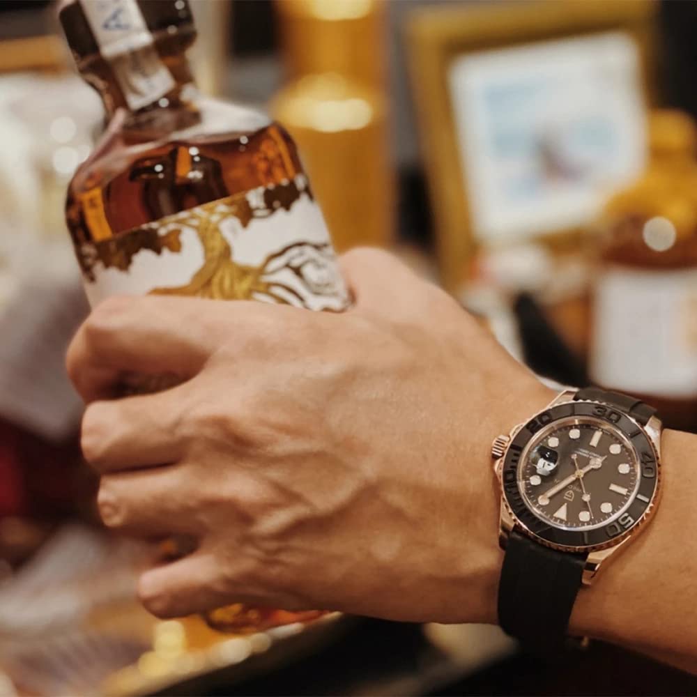 Suzaku Automatico Orologio Uomo Acciaio Zaffiro 100 m