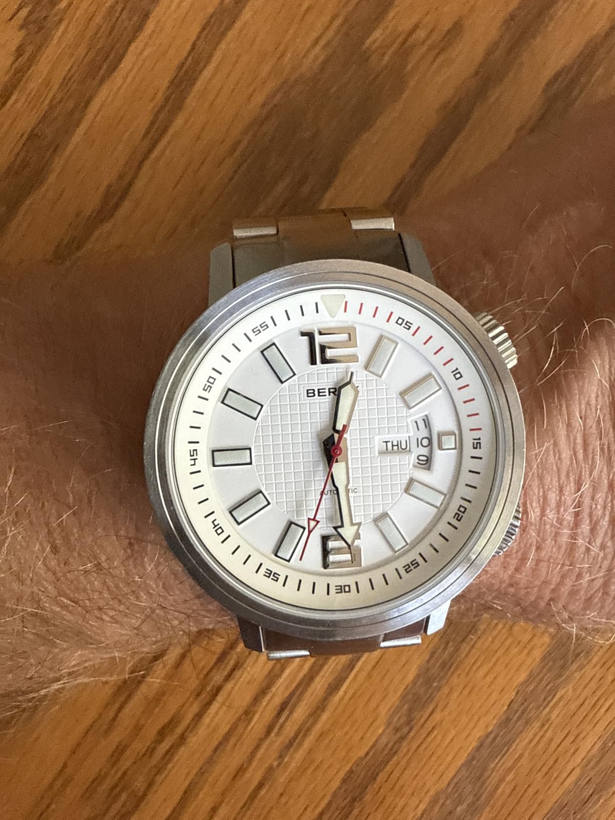 Berny Diver orologio automatico uomo bianco 20ATM