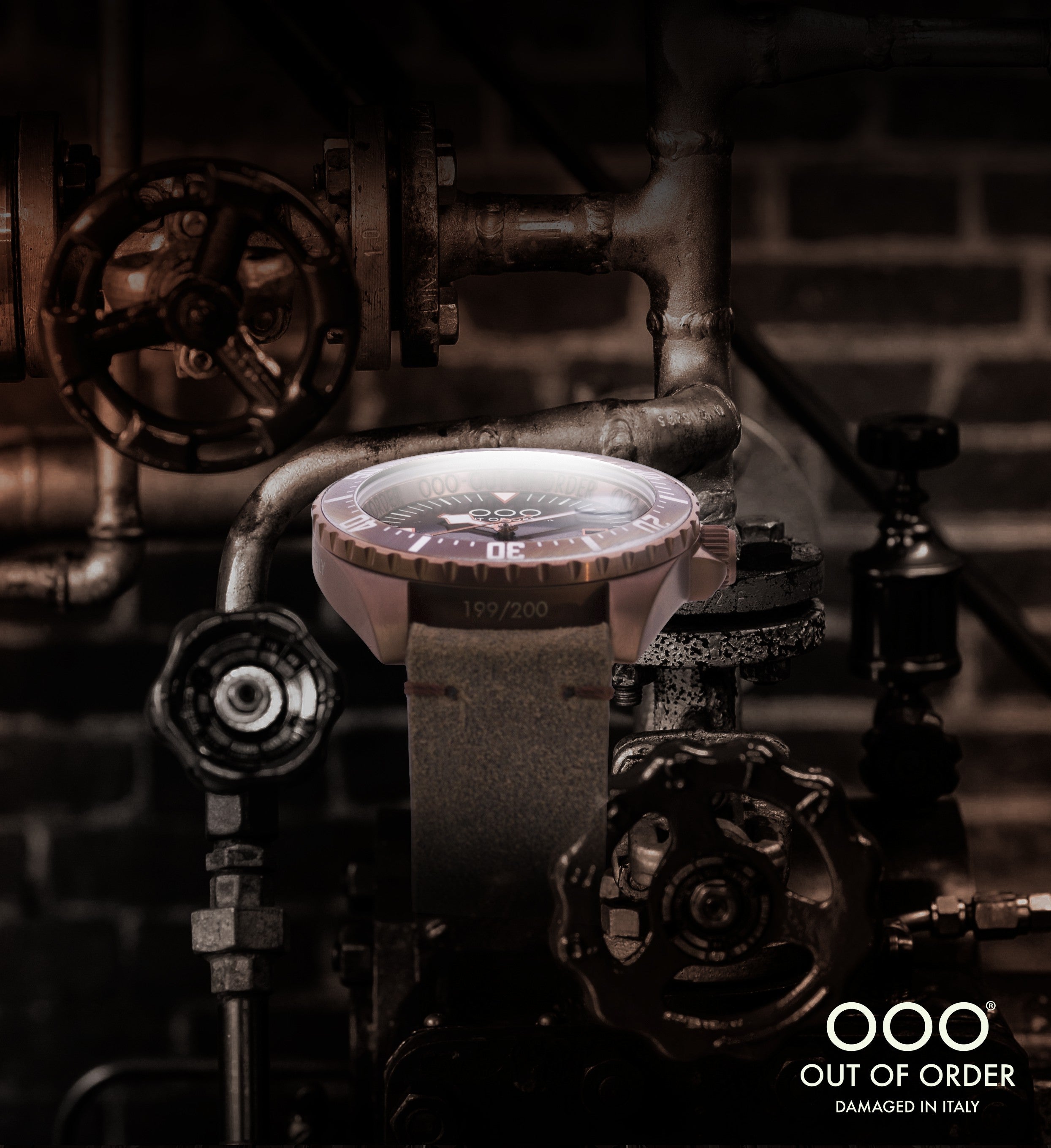 Out Of Order Automatico Brownstone orologio automatico 44 mm bronzo