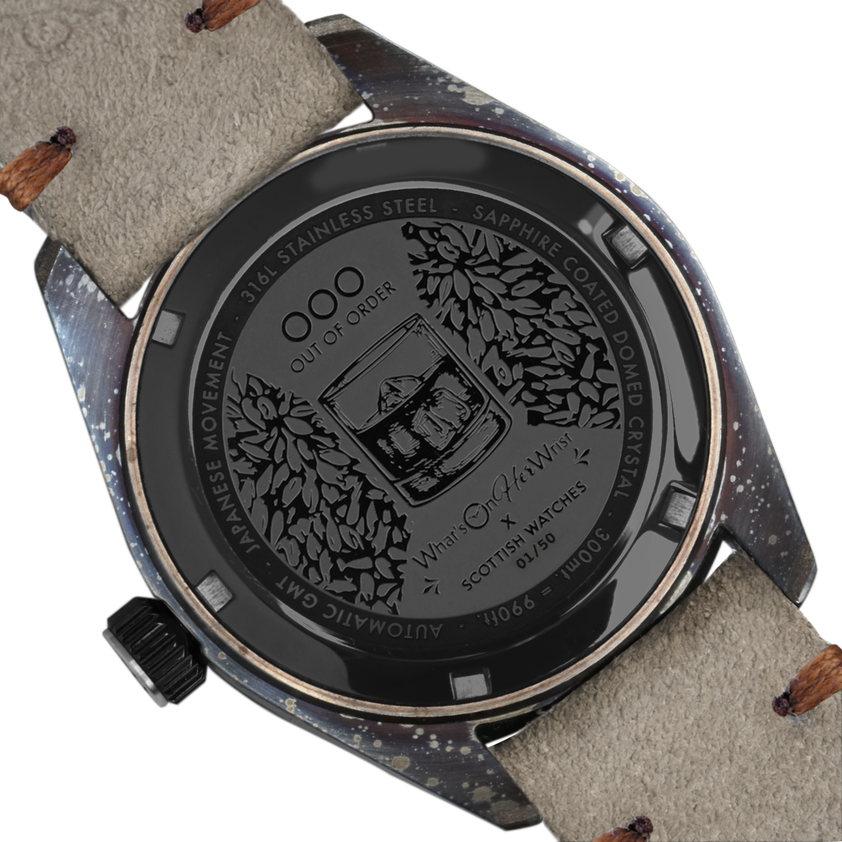 Out Of Order Shaker Scotch GMT automatico 40mm marrone