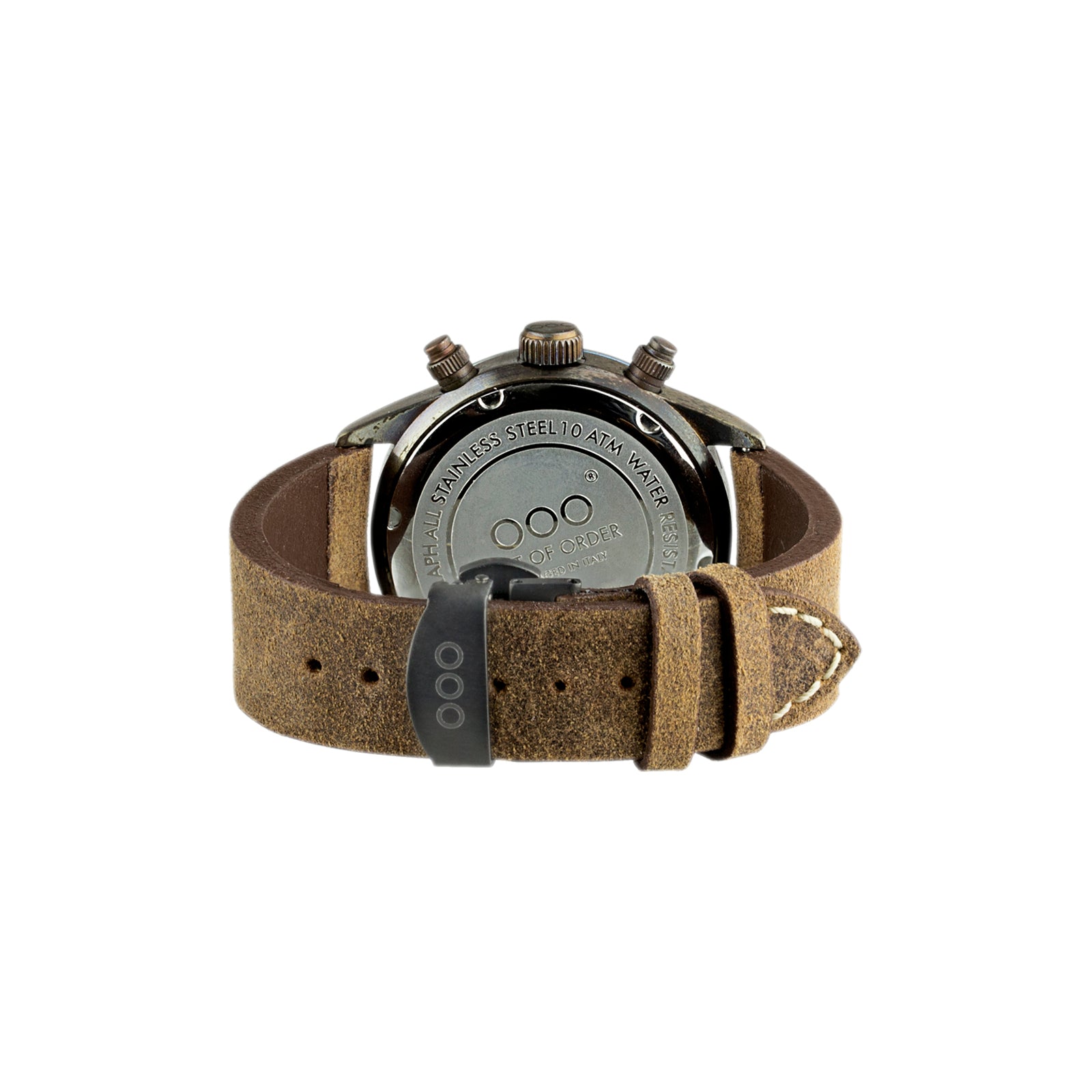 Out Of Order Cronografo Brown Cream orologio 42 mm marrone