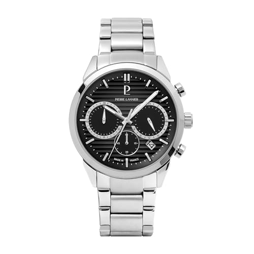 Pierre Lannier Monarck Cronografo Orologio 43 mm Acciaio