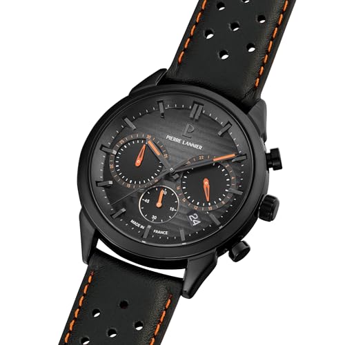 Pierre Lannier Monarck cronografo quarzo 43 mm acciaio