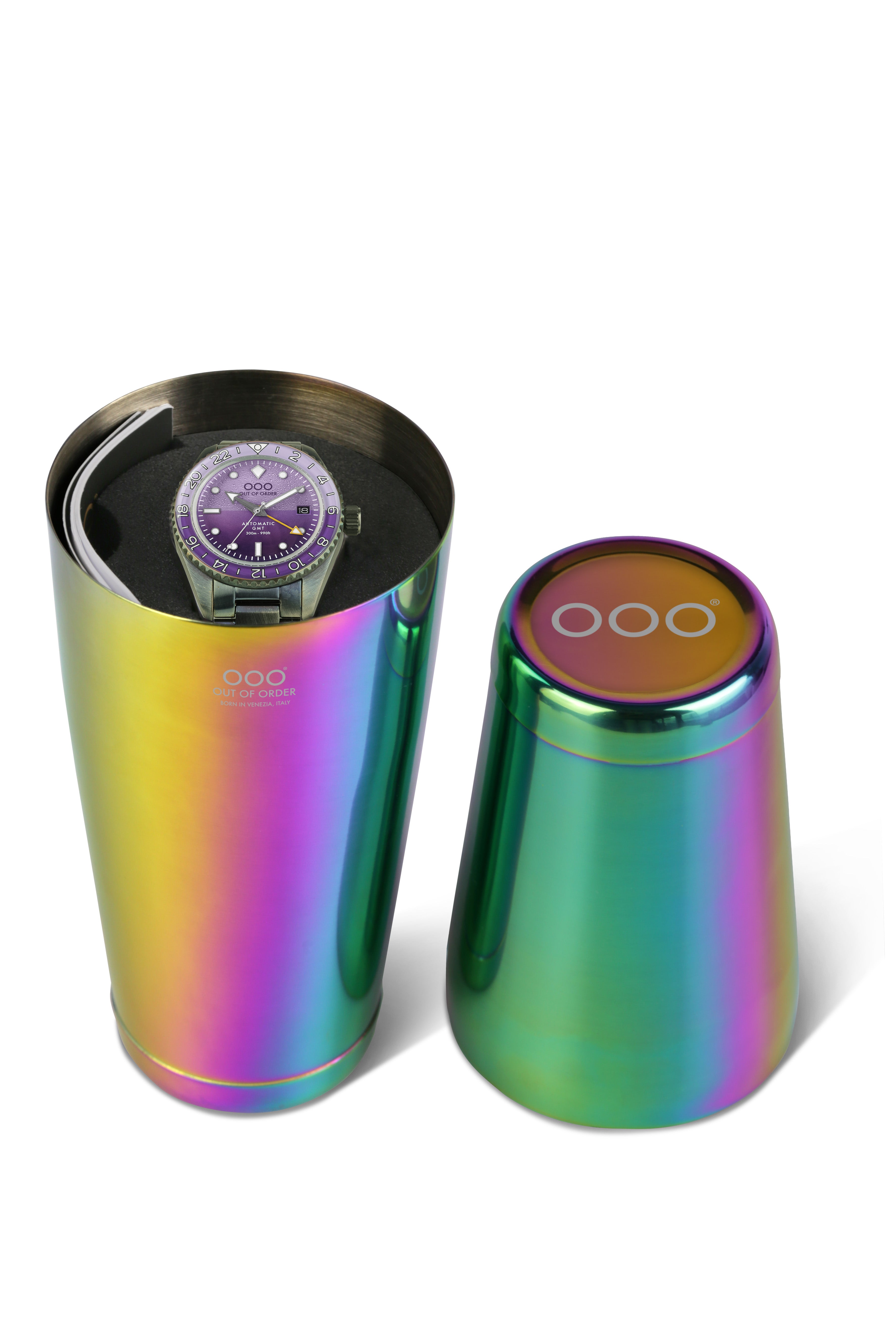 Out Of Order Shaker Dark Violet orologio GMT 40 mm viola