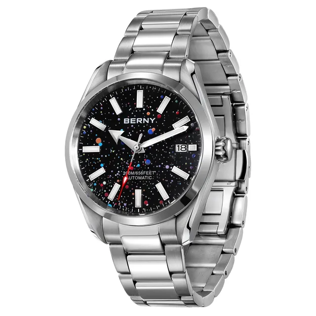 Berny Diver Collection orologio automatico uomo 20 ATM zaffiro