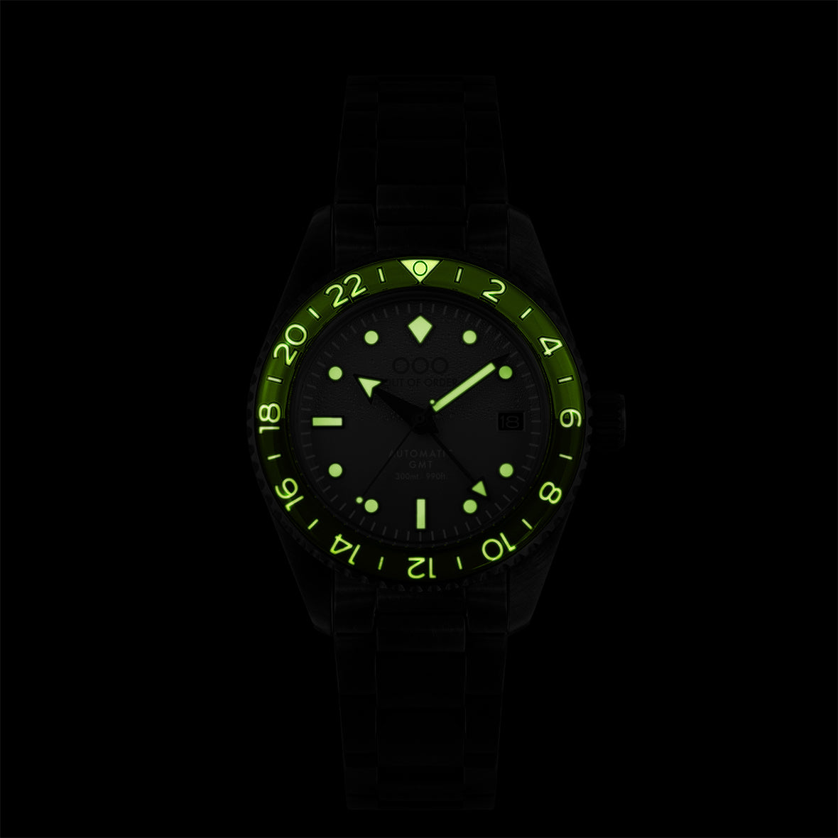Out Of Order Shaker Bomba Blu orologio automatico GMT blu 40 mm