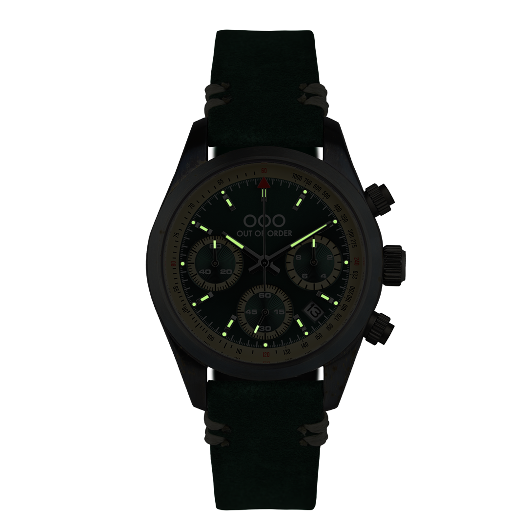 Out Of Order Sporty Royal Green cronografo 40 mm verde