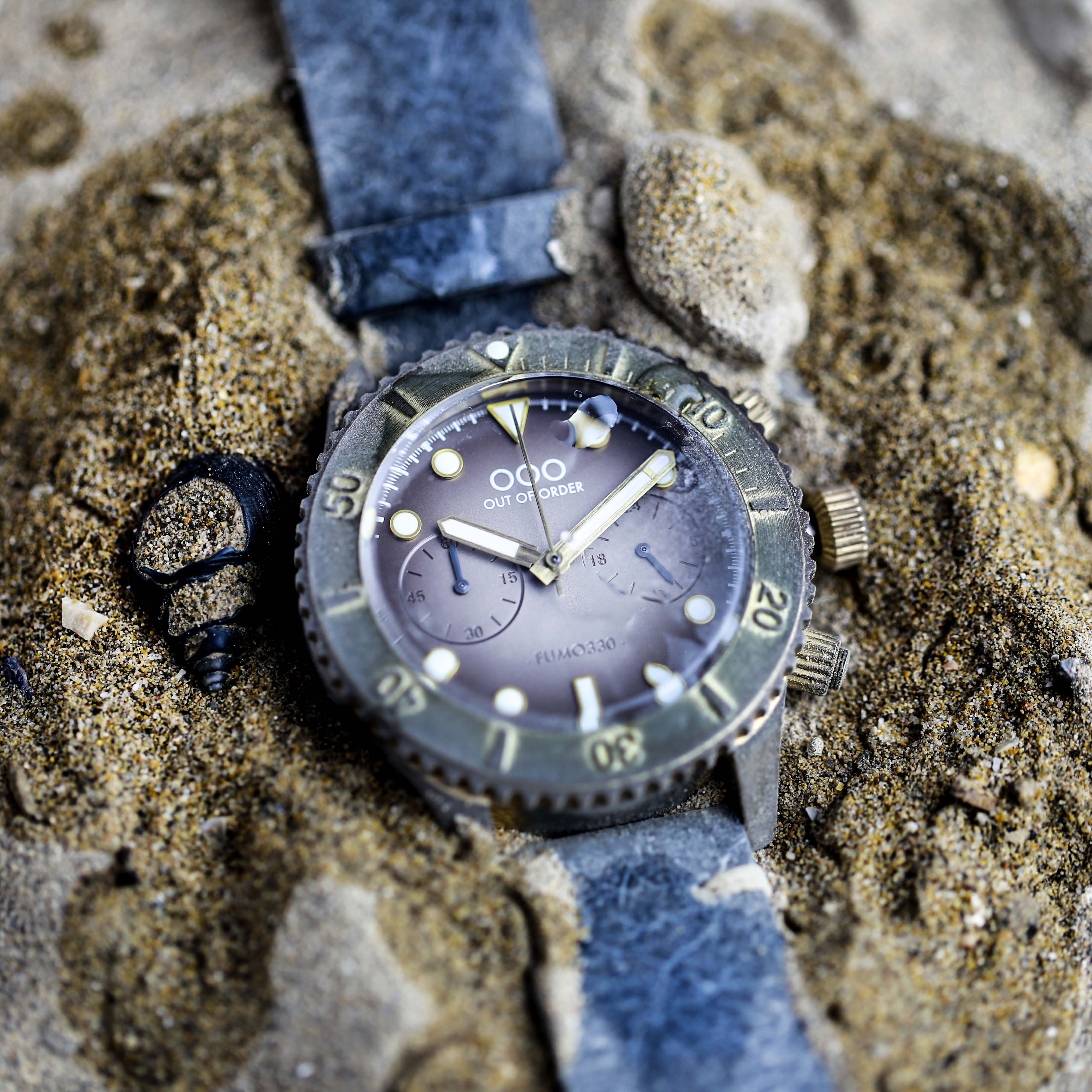 Out Of Order Fumo330 orologio cronografo bronzo