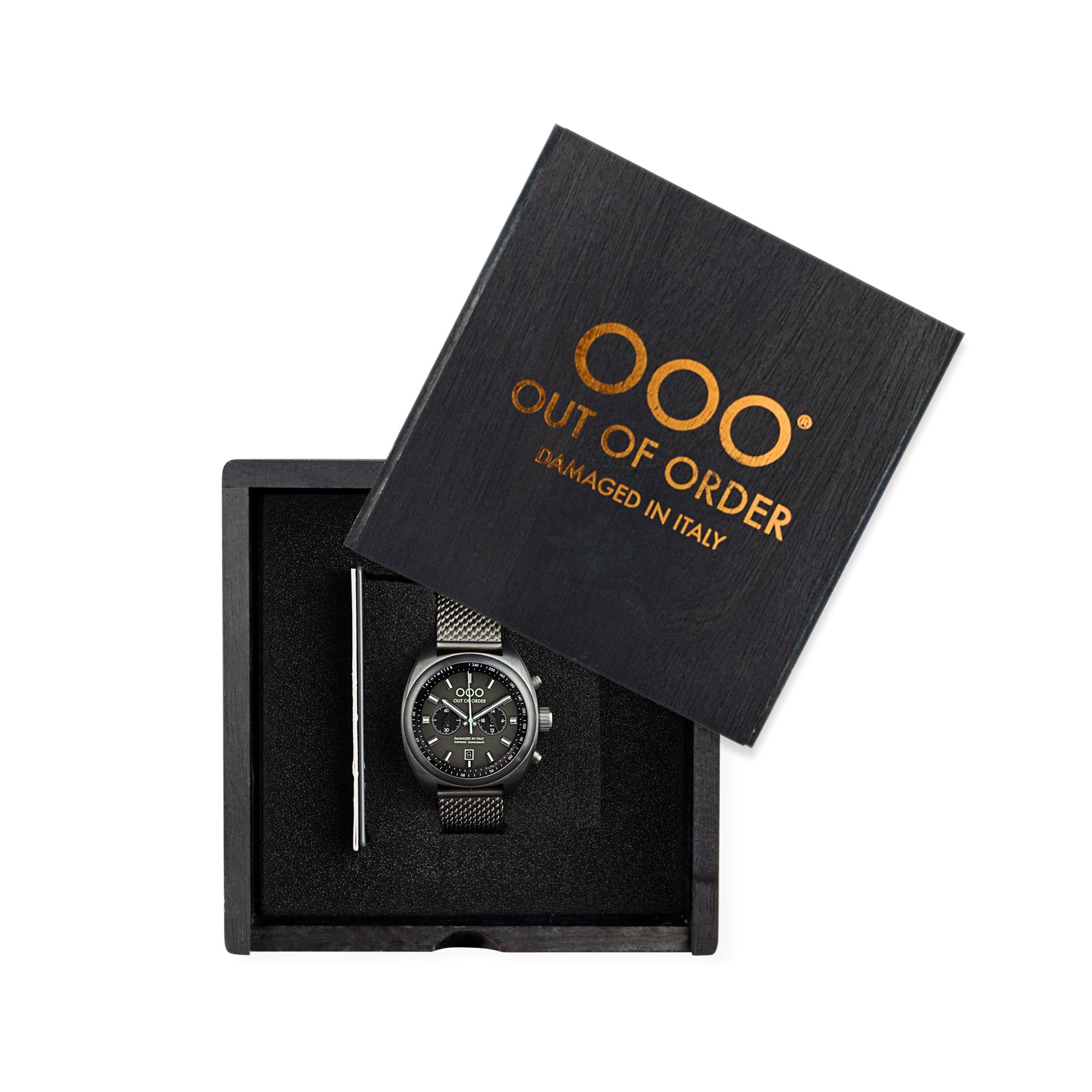 Out Of Order Torpedine Chrono Nero orologio 42 mm nero