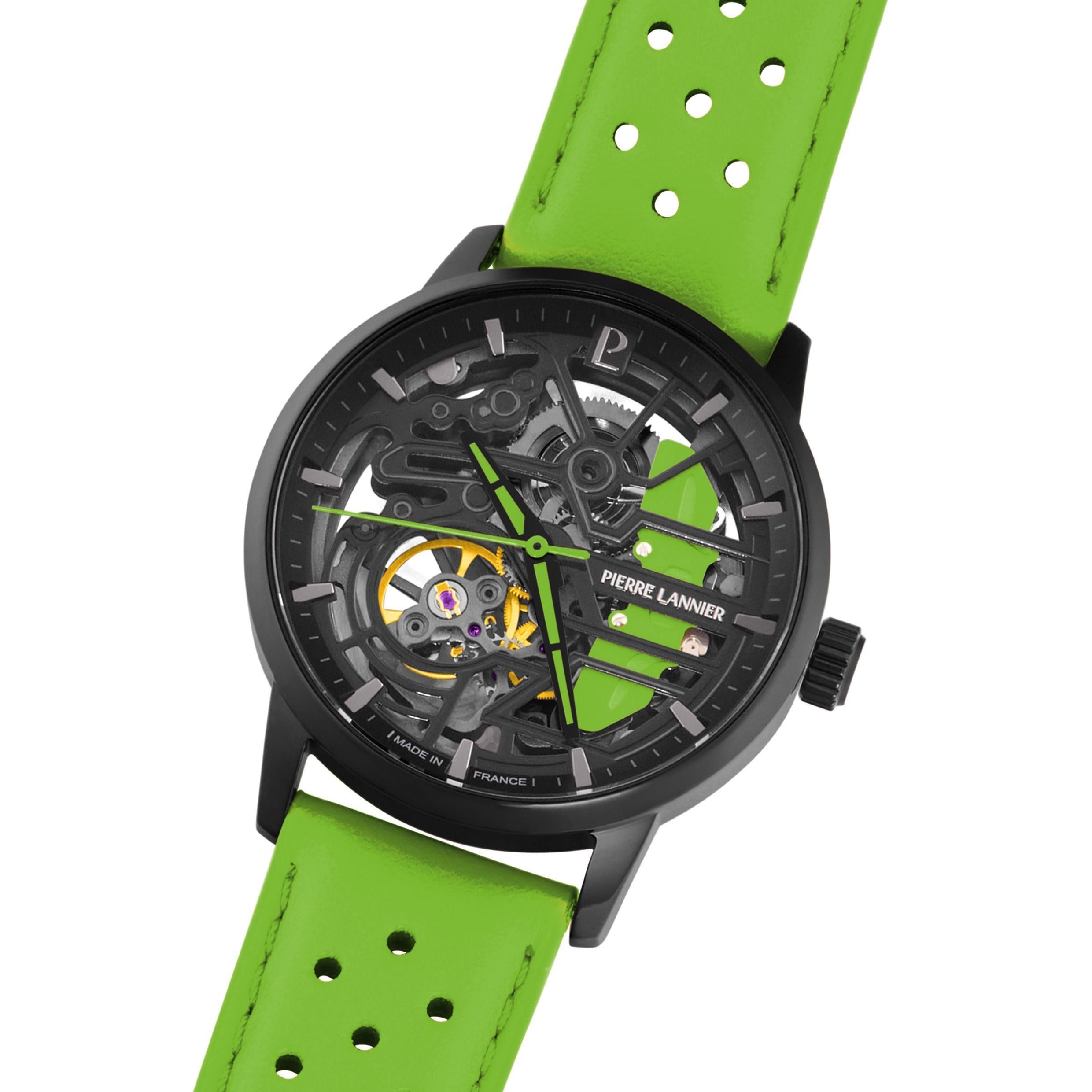 Pierre Lannier Paddock orologio automatico 39 mm acciaio