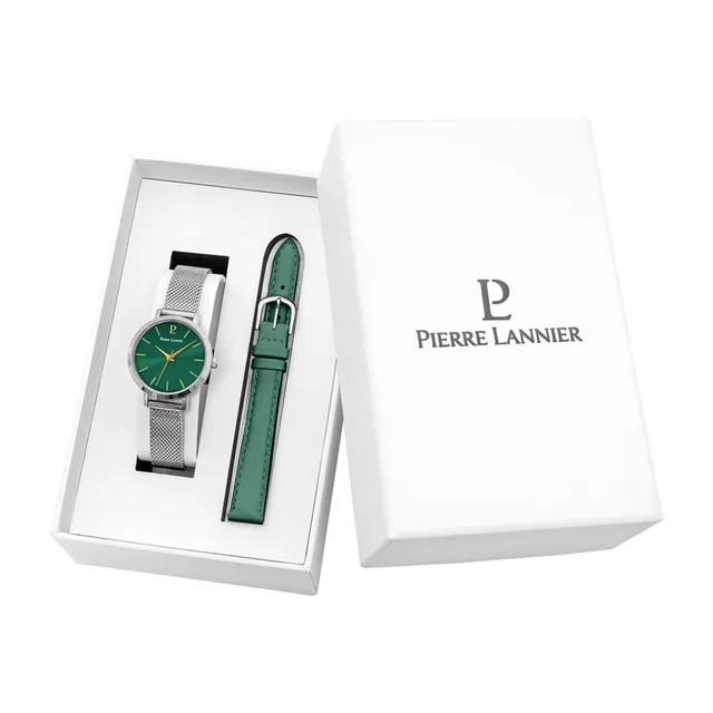 Pierre Lannier Chouquette orologio 30 mm pelle acciaio