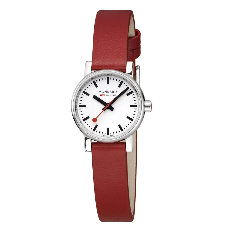 Mondaine evo2 Petite Rosso 26 mm Orologio Quarzo