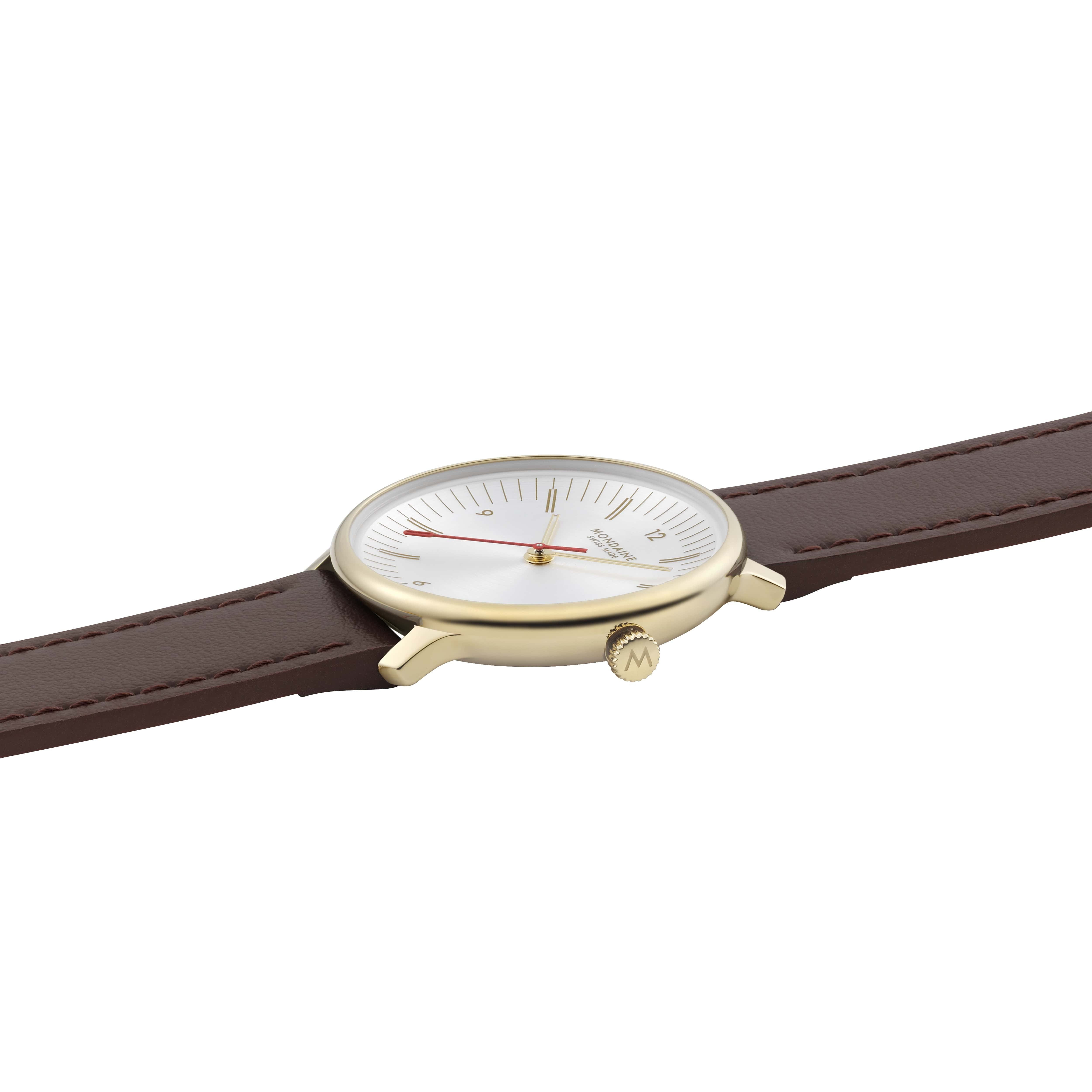 Mondaine Doppio Oro MLE.33110.LGV orologio 33mm