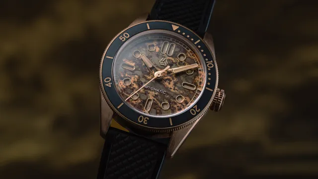 Selten Salvage Bronze orologio Scorched bronzo