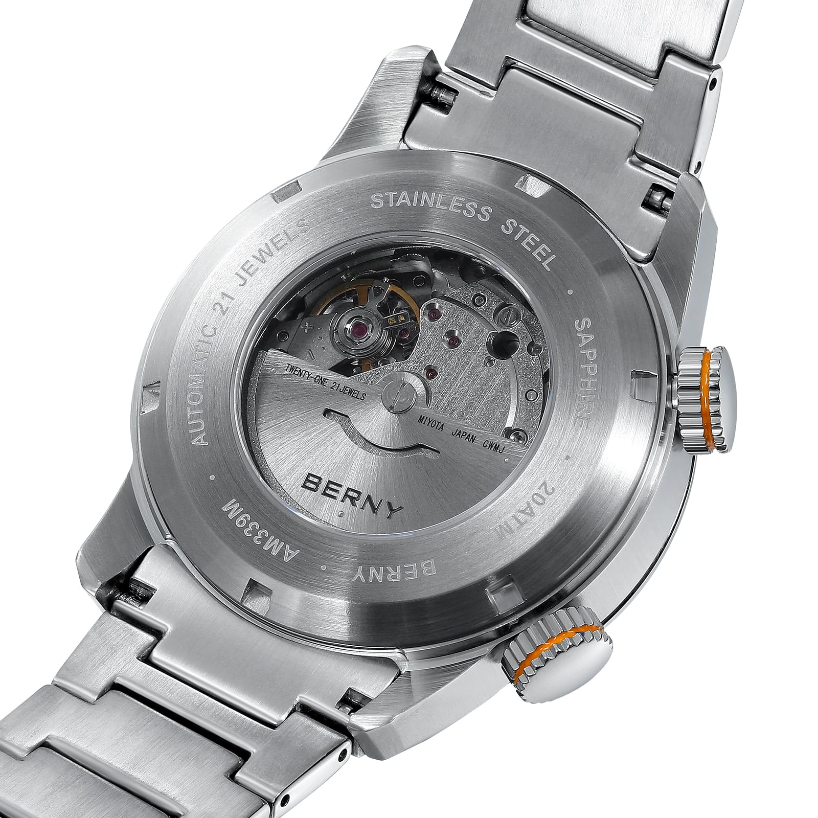 Berny Diver orologio automatico verde 20ATM zaffiro