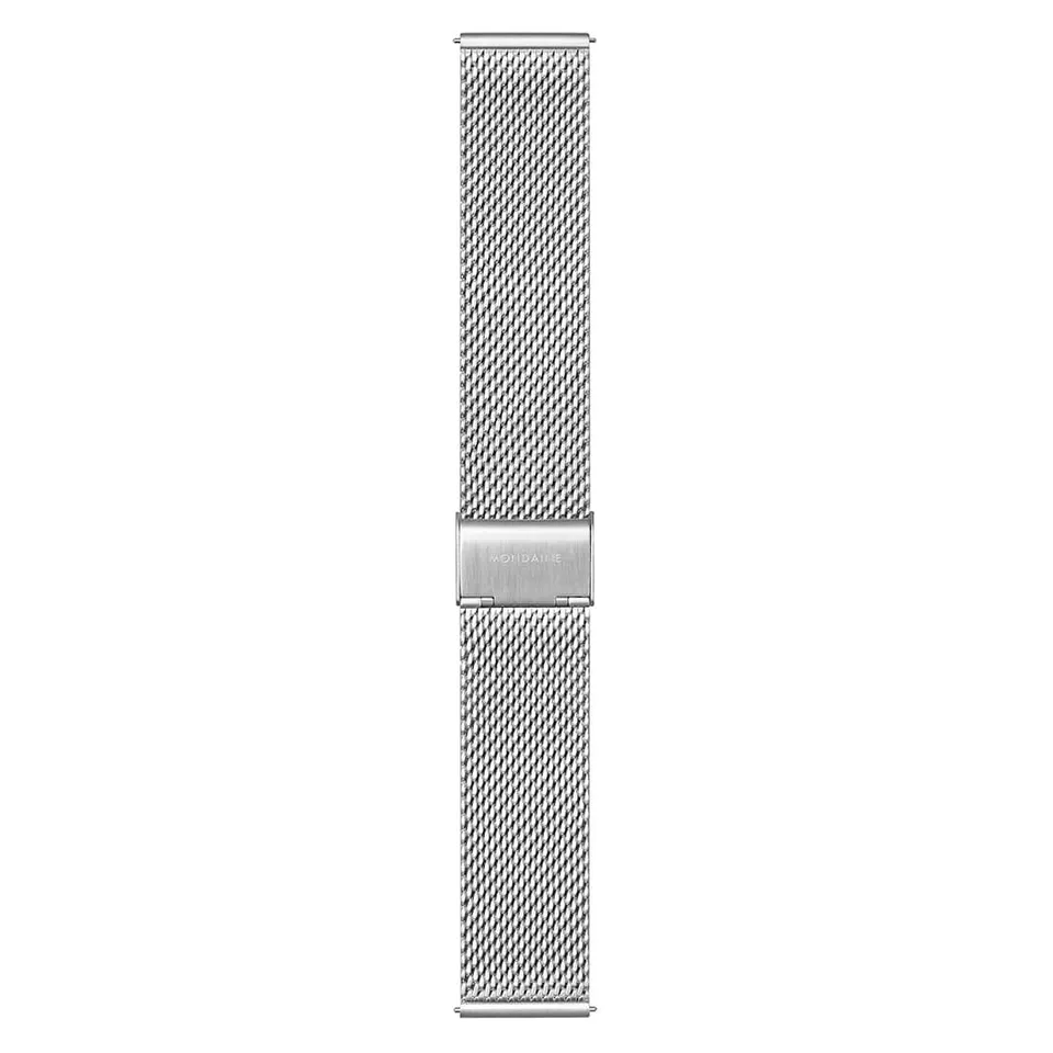 Mondaine bracciale 22mm acciaio satinato milanese