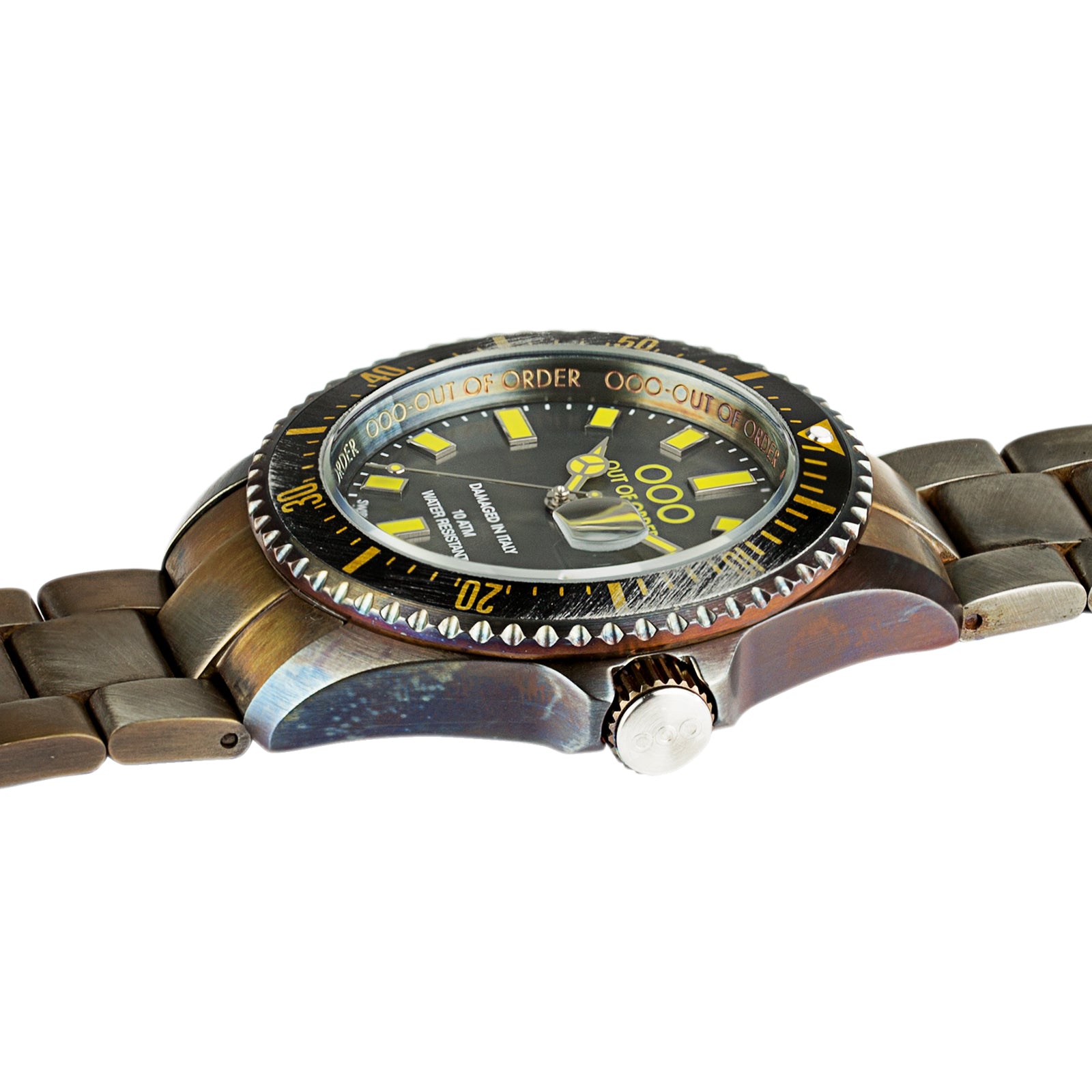 Out Of Order Casanova orologio quarzo nero 44 mm