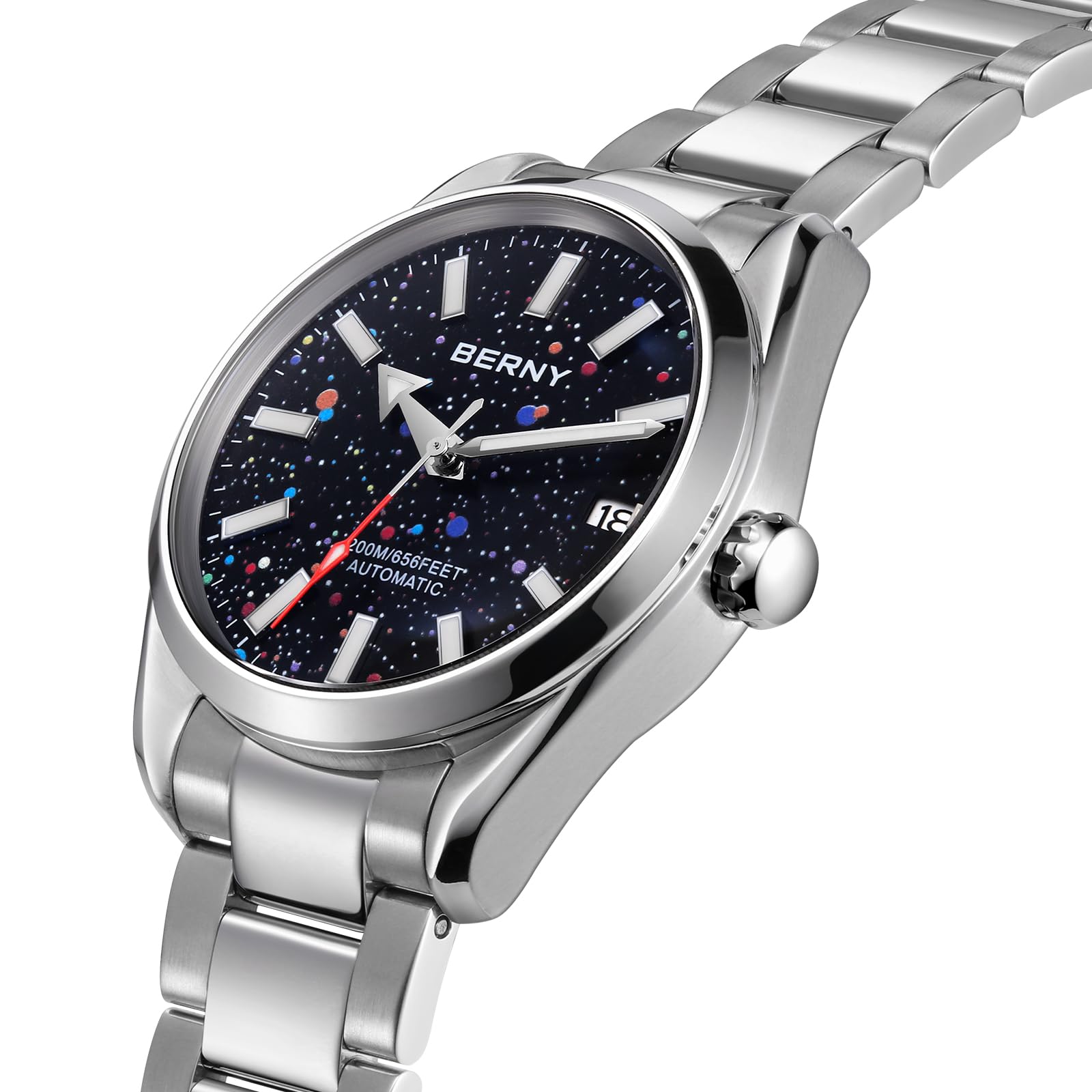 Berny Diver Collection orologio automatico uomo 20 ATM zaffiro