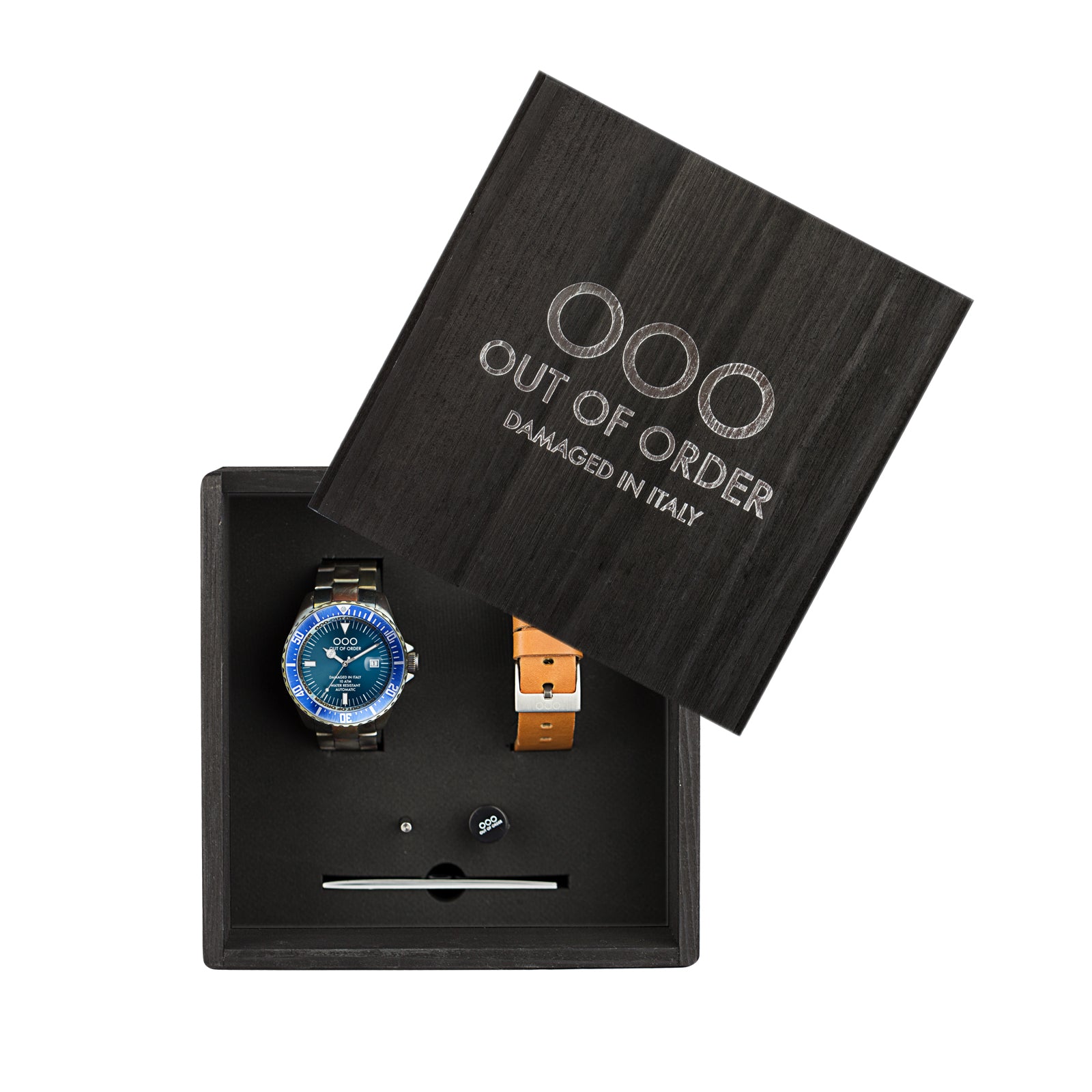Out Of Order Automatico Blue orologio blu 44 mm automatico