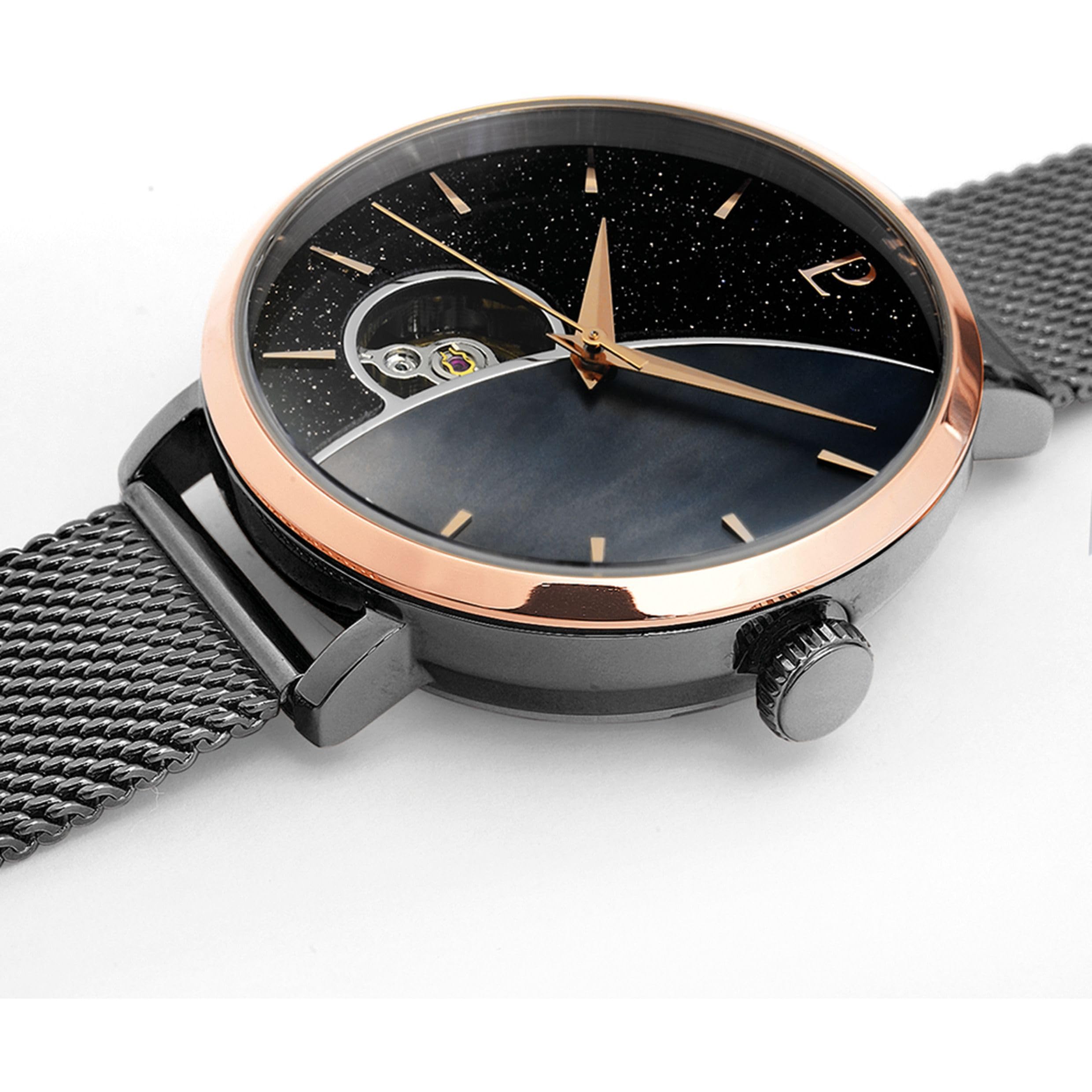 Pierre Lannier Celeste Orologio Automatico 37 mm Acciaio