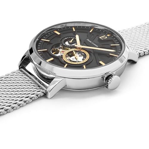 Pierre Lannier Trio Orologio Automatico Nero 42 mm