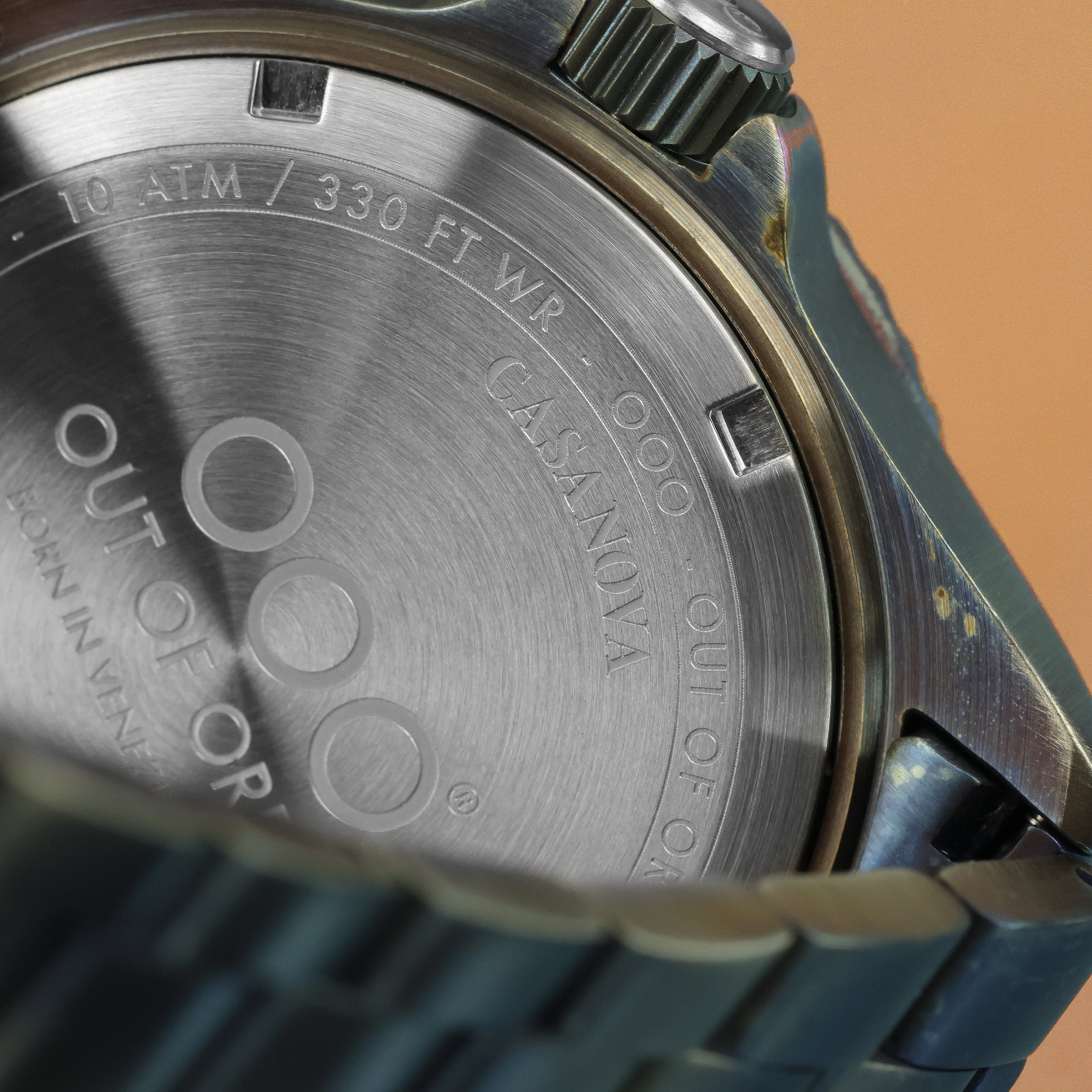 Out Of Order Melone Casanova Orologio Quarzo 44 Mm Full Lume