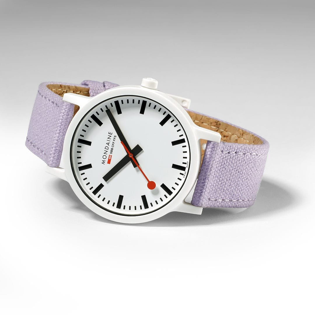 Mondaine Essence Lilla orologio tessuto 41 mm