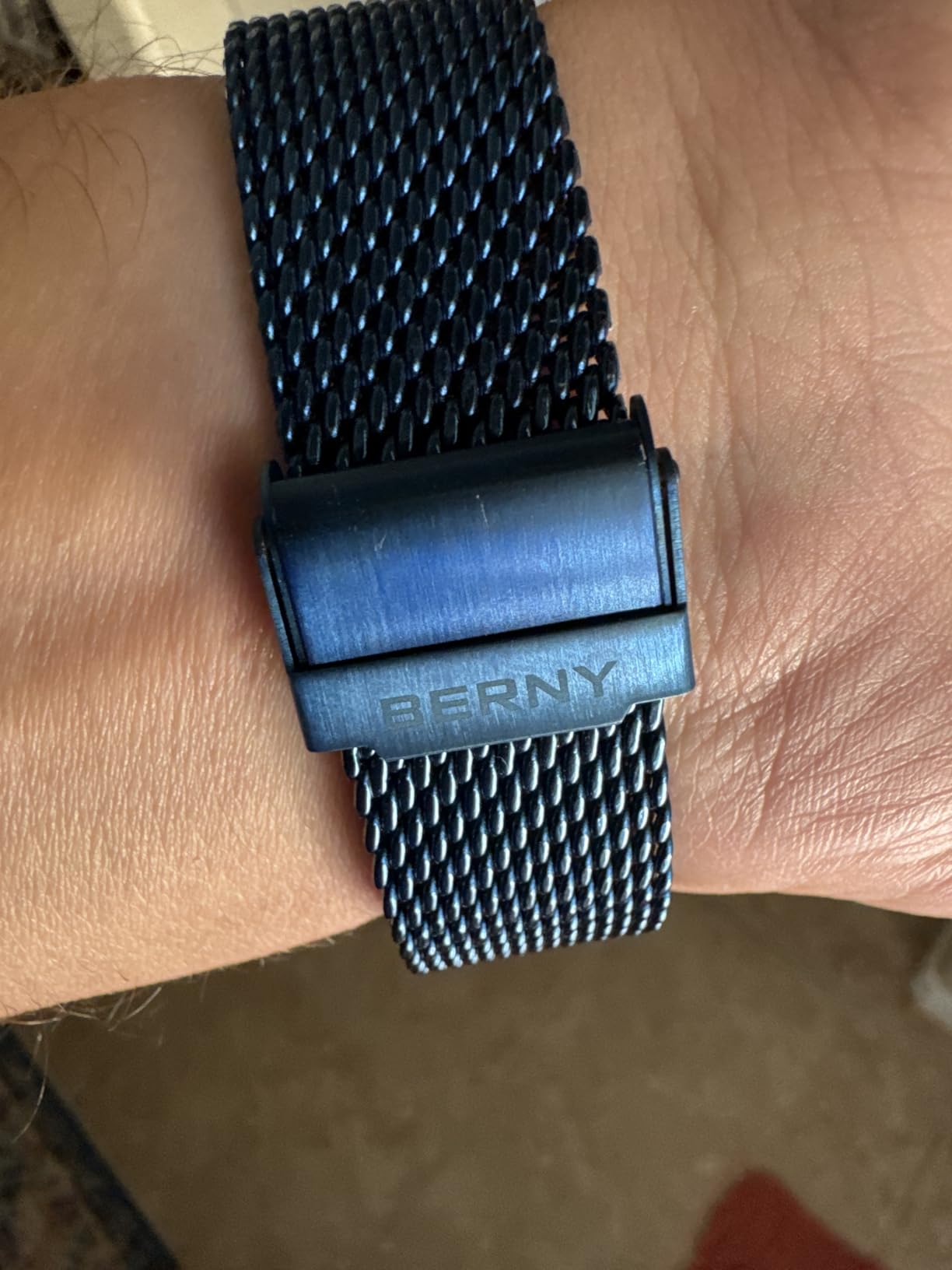 Berny Milanese Cinturino Orologio Acciaio Sgancio Rapido