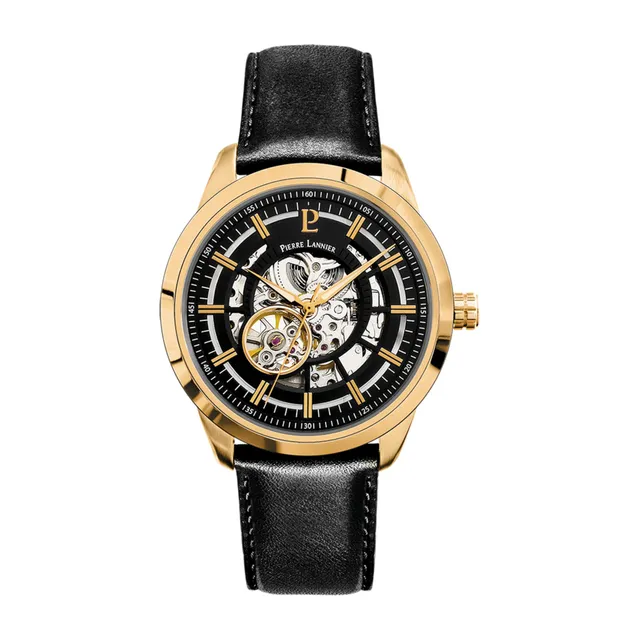 Pierre Lannier Automatic orologio automatico 44mm nero oro