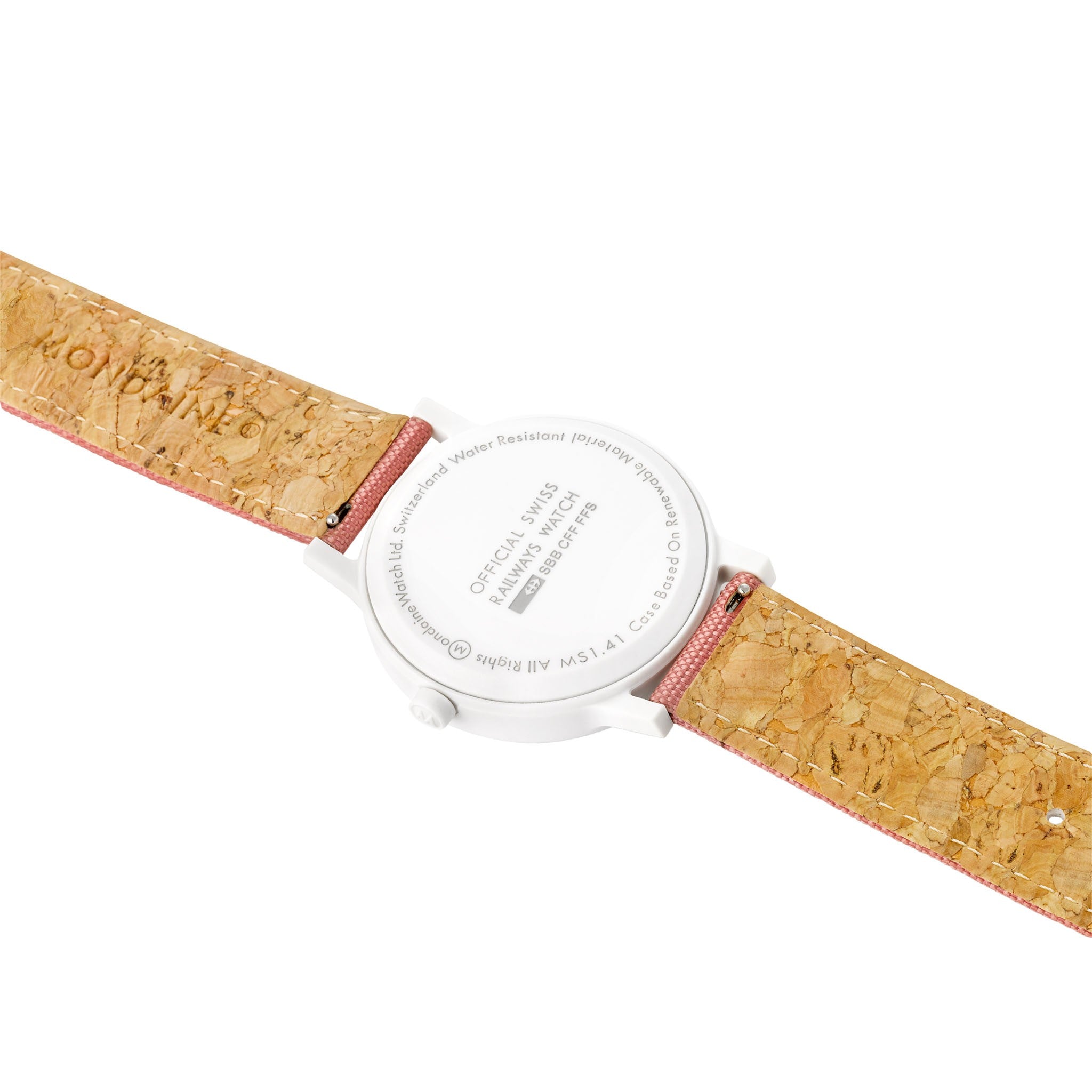 Mondaine Essence Rosa 41 mm Orologio Quarzo Eco