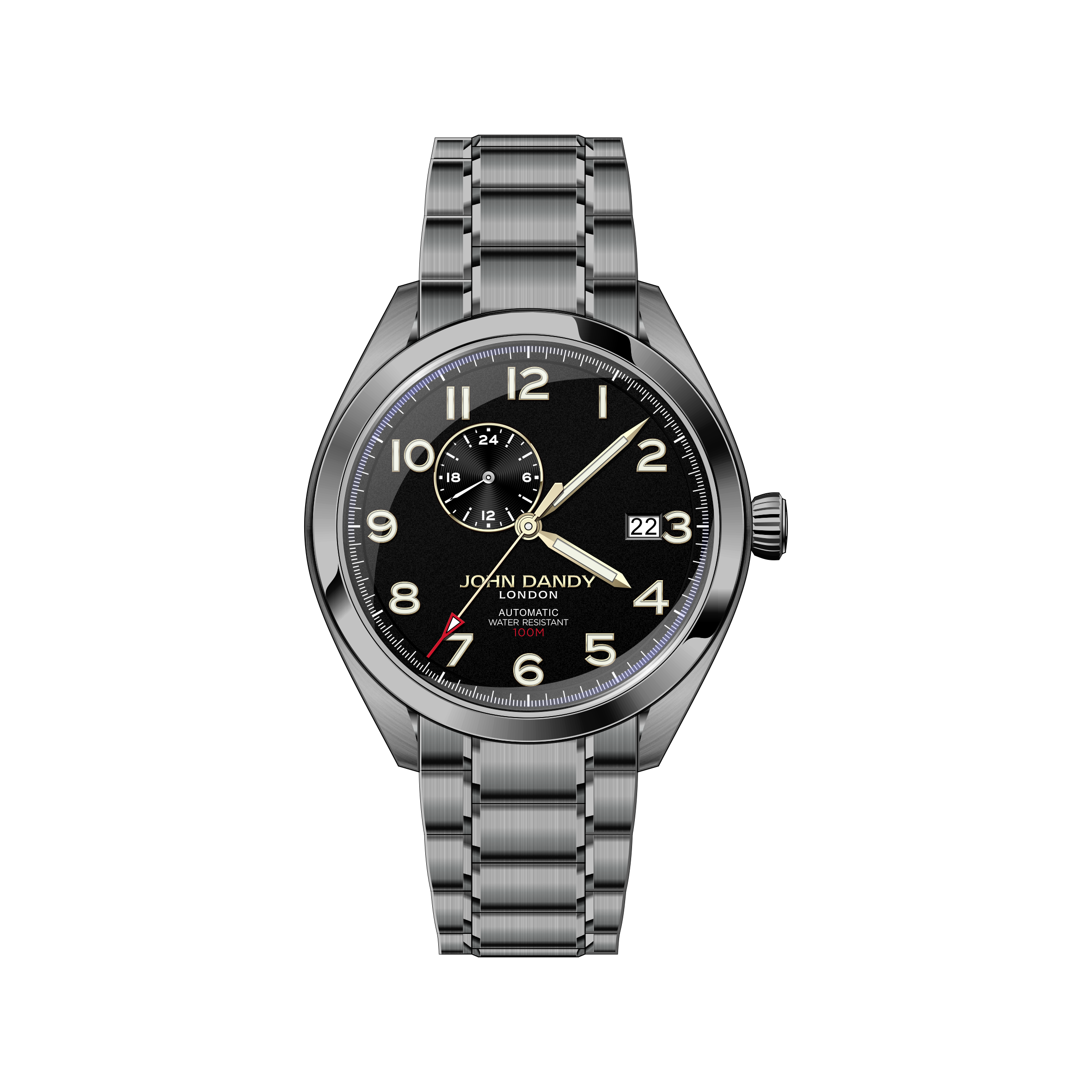 John Dandy JD5310 orologio quarzo acciaio blu